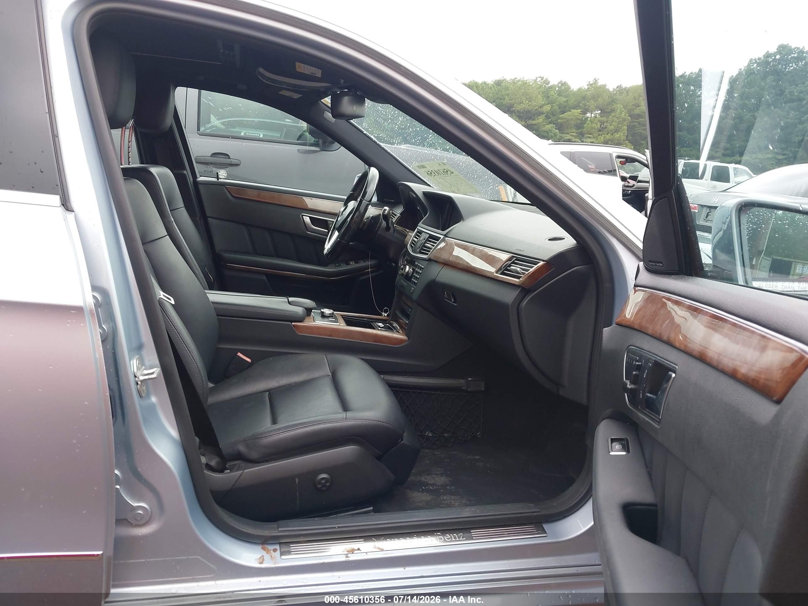 2013 Mercedes-benz E 350   Blue vin: WDDHF5KB8DA736297