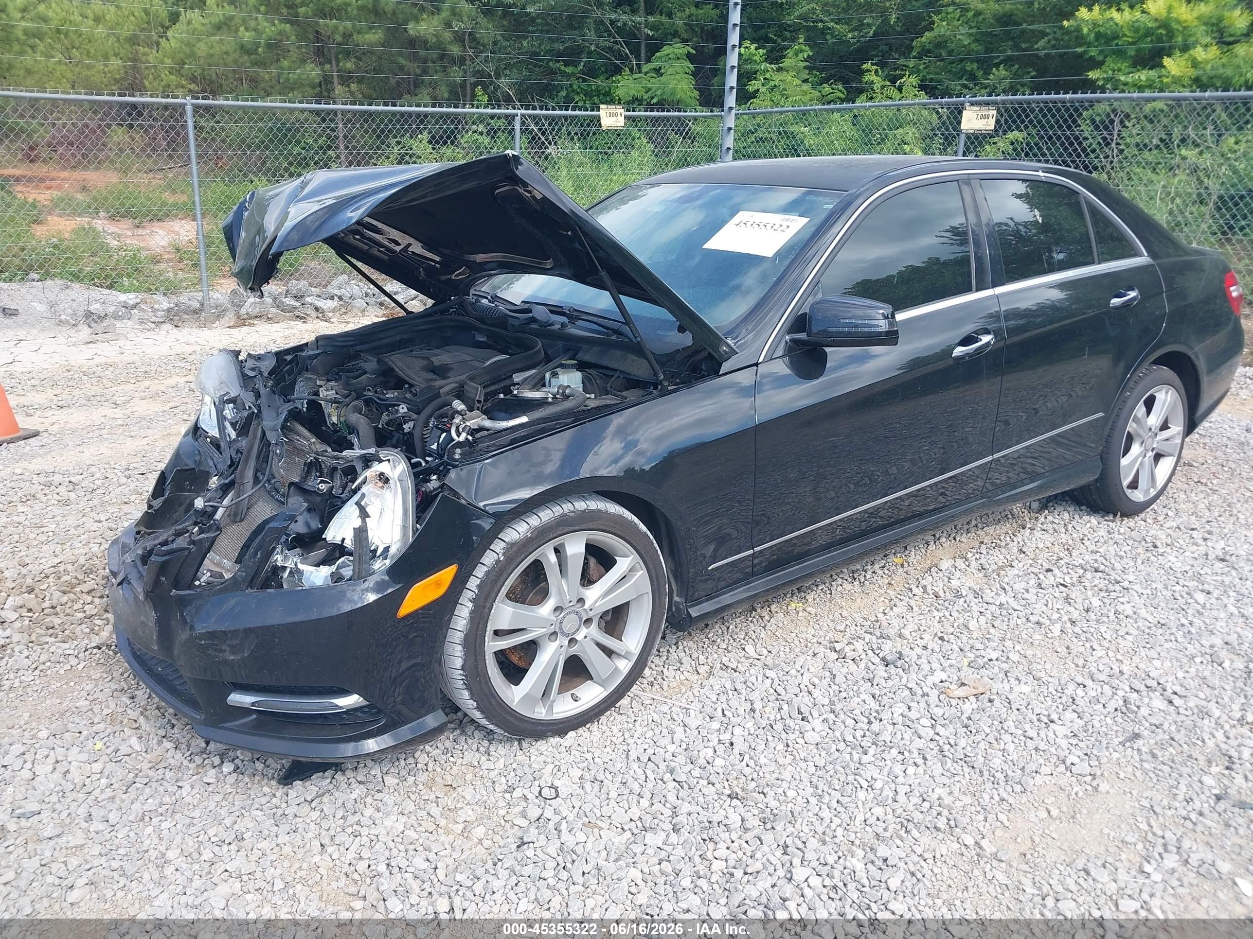 2013 Mercedes-benz E 350   Black vin: WDDHF5KB8DA772409