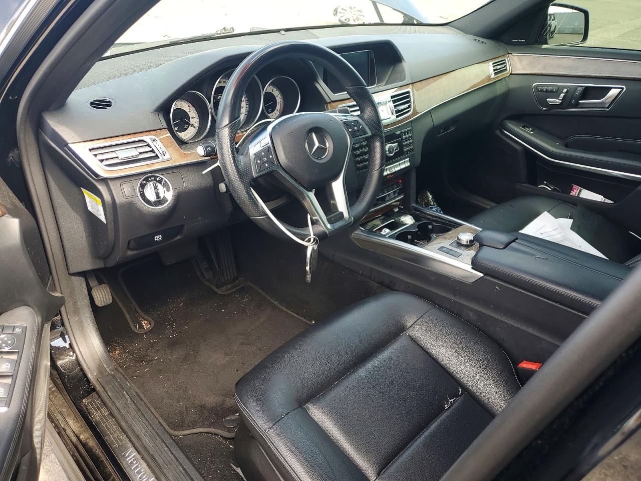 2014 Mercedes-benz E 350 Black vin: WDDHF5KB8EA803014