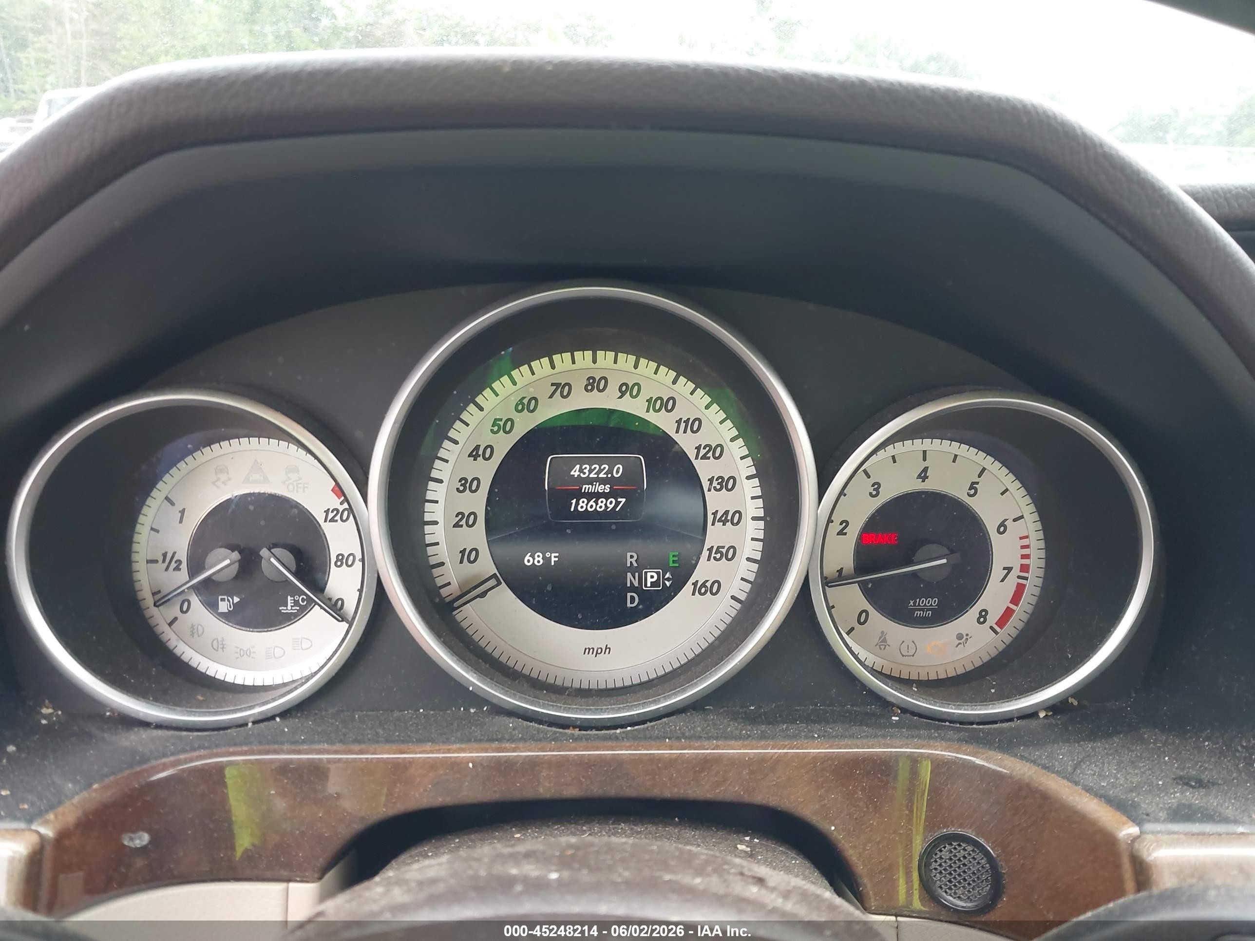 2014 Mercedes-benz E 350 Серый vin: WDDHF5KB8EA808861