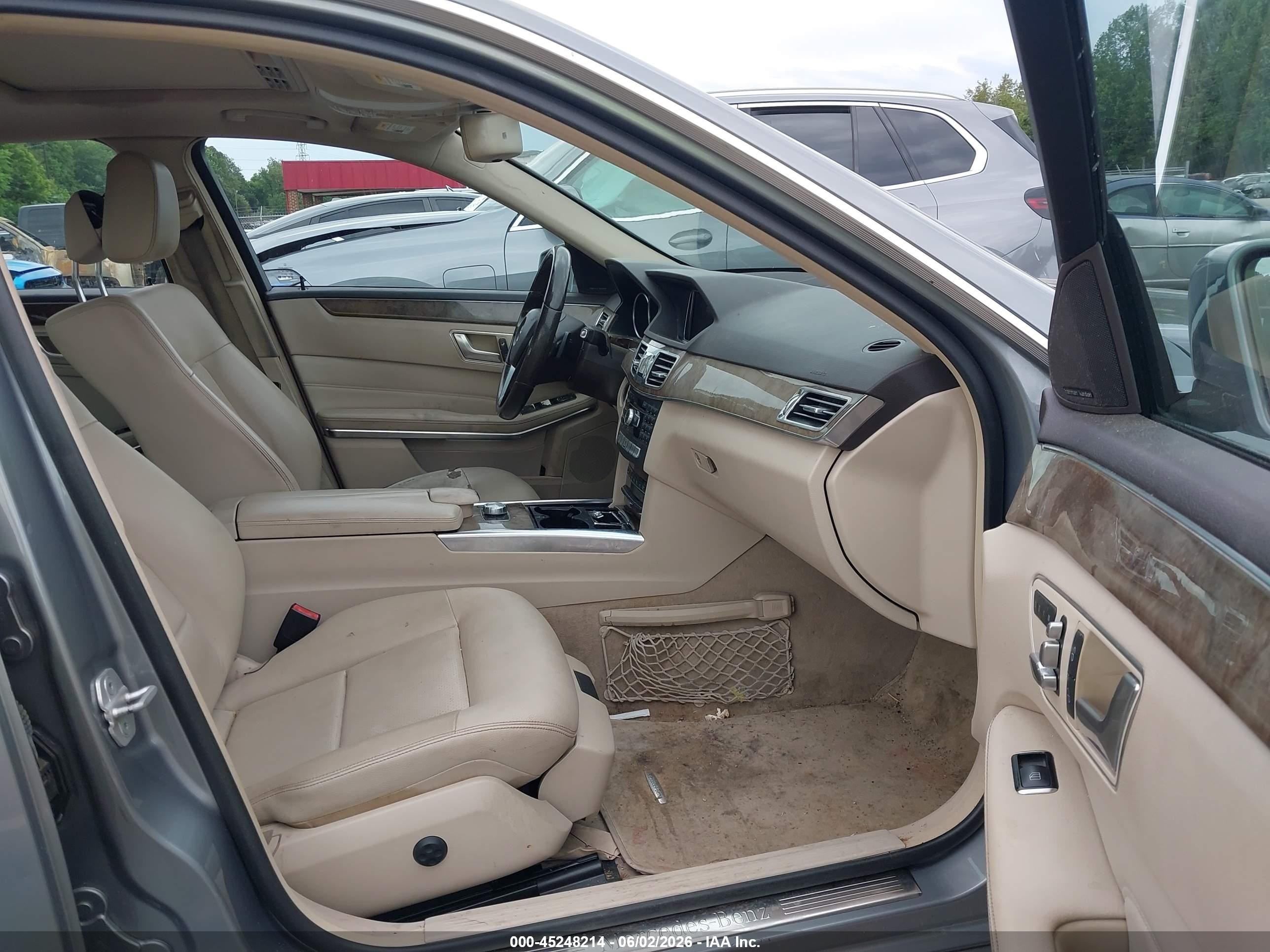 2014 Mercedes-benz E 350 Серый vin: WDDHF5KB8EA808861