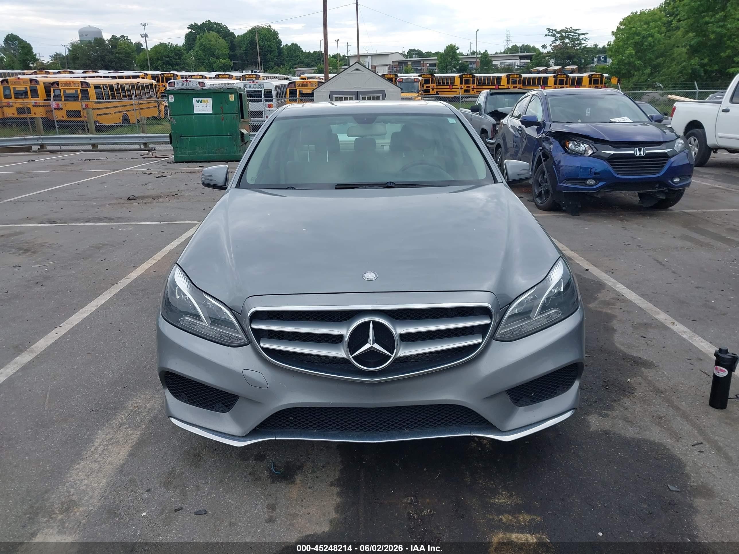 2014 Mercedes-benz E 350 Серый vin: WDDHF5KB8EA808861