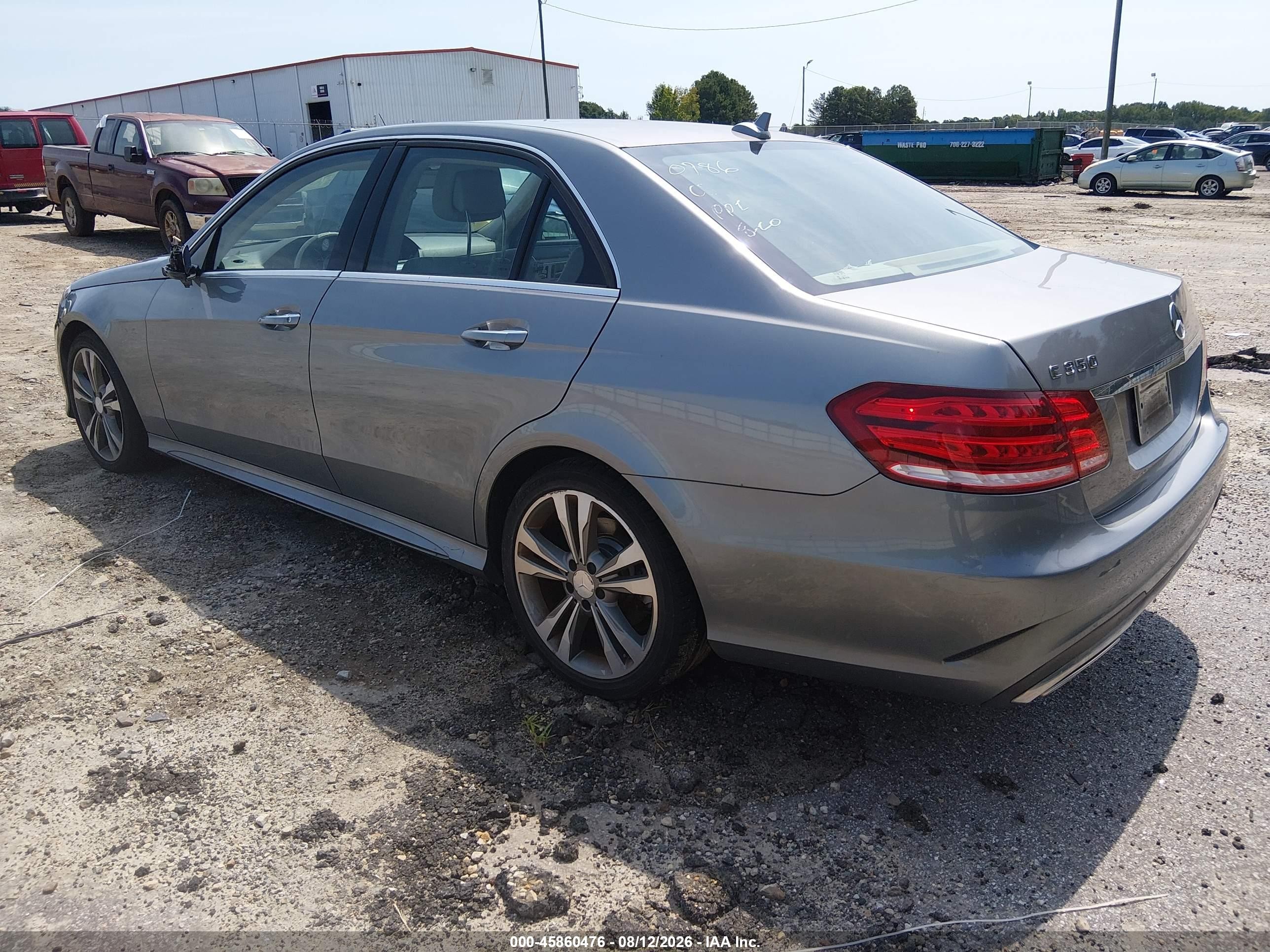 2014 Mercedes-benz E 350   Gray vin: WDDHF5KB8EA810786