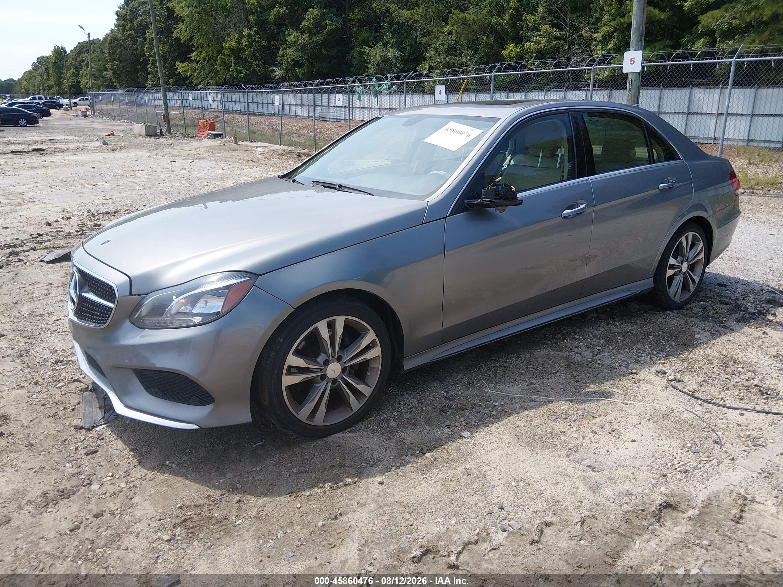 2014 Mercedes-benz E 350   Gray vin: WDDHF5KB8EA810786