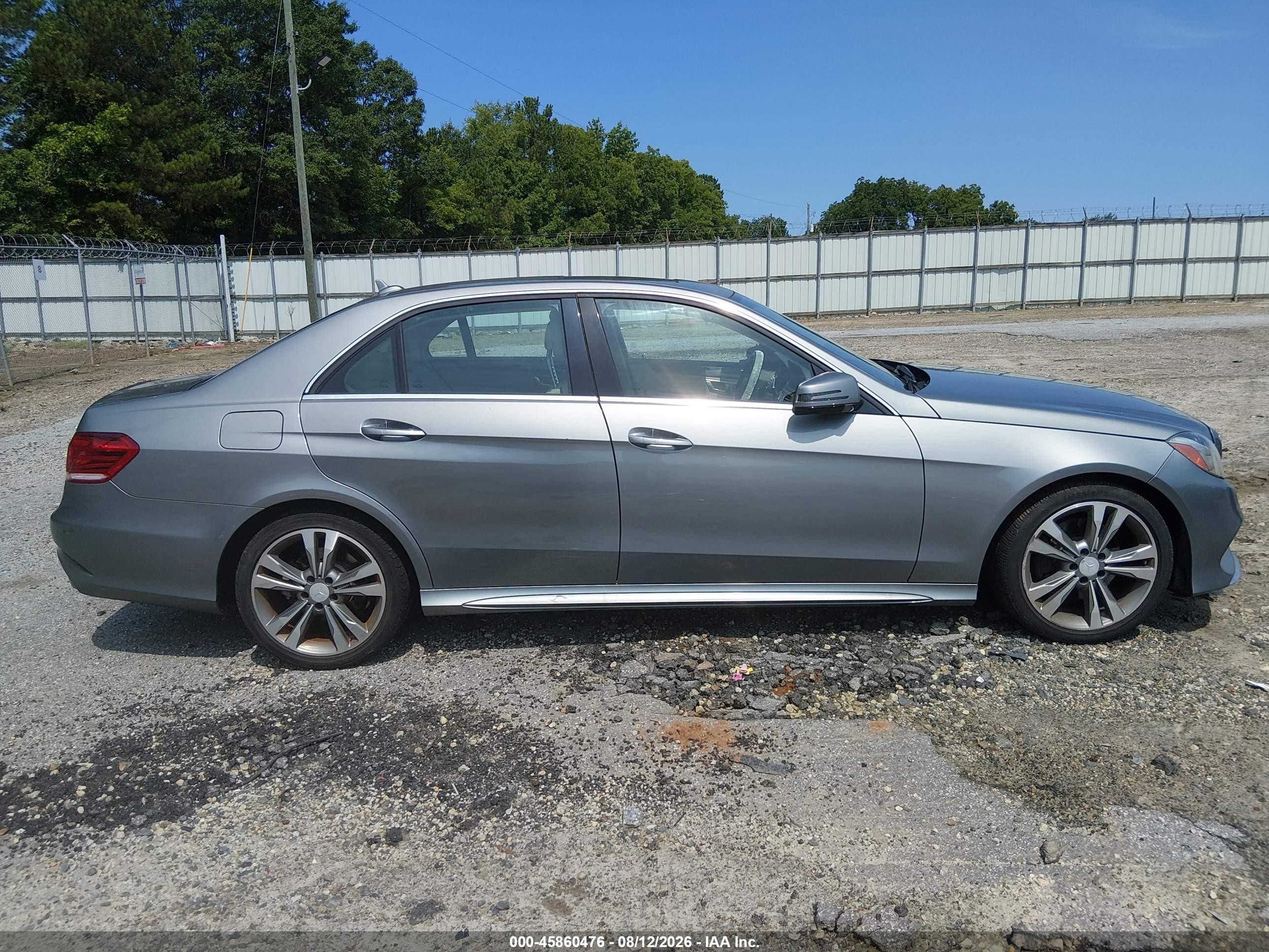 2014 Mercedes-benz E 350   Gray vin: WDDHF5KB8EA810786