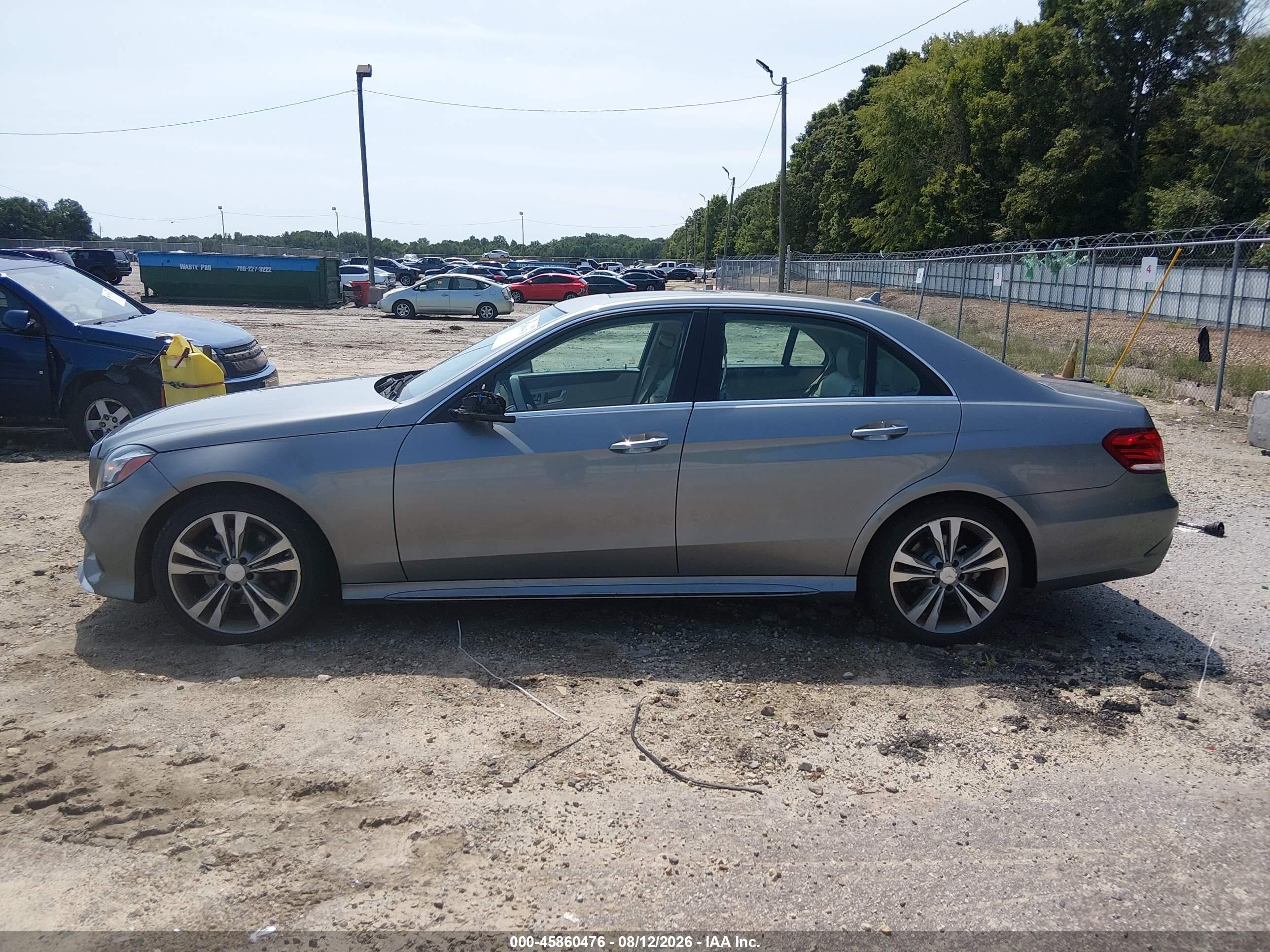 2014 Mercedes-benz E 350   Gray vin: WDDHF5KB8EA810786