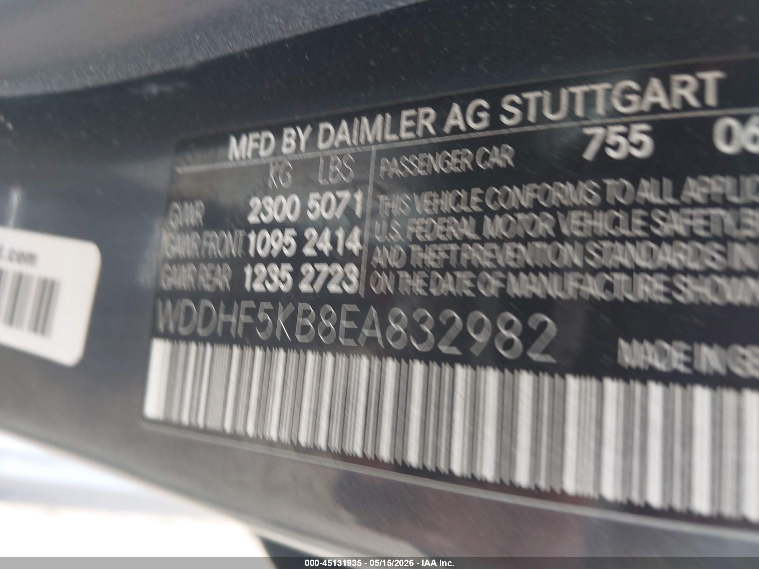 2014 Mercedes-benz E 350 Gray vin: WDDHF5KB8EA832982