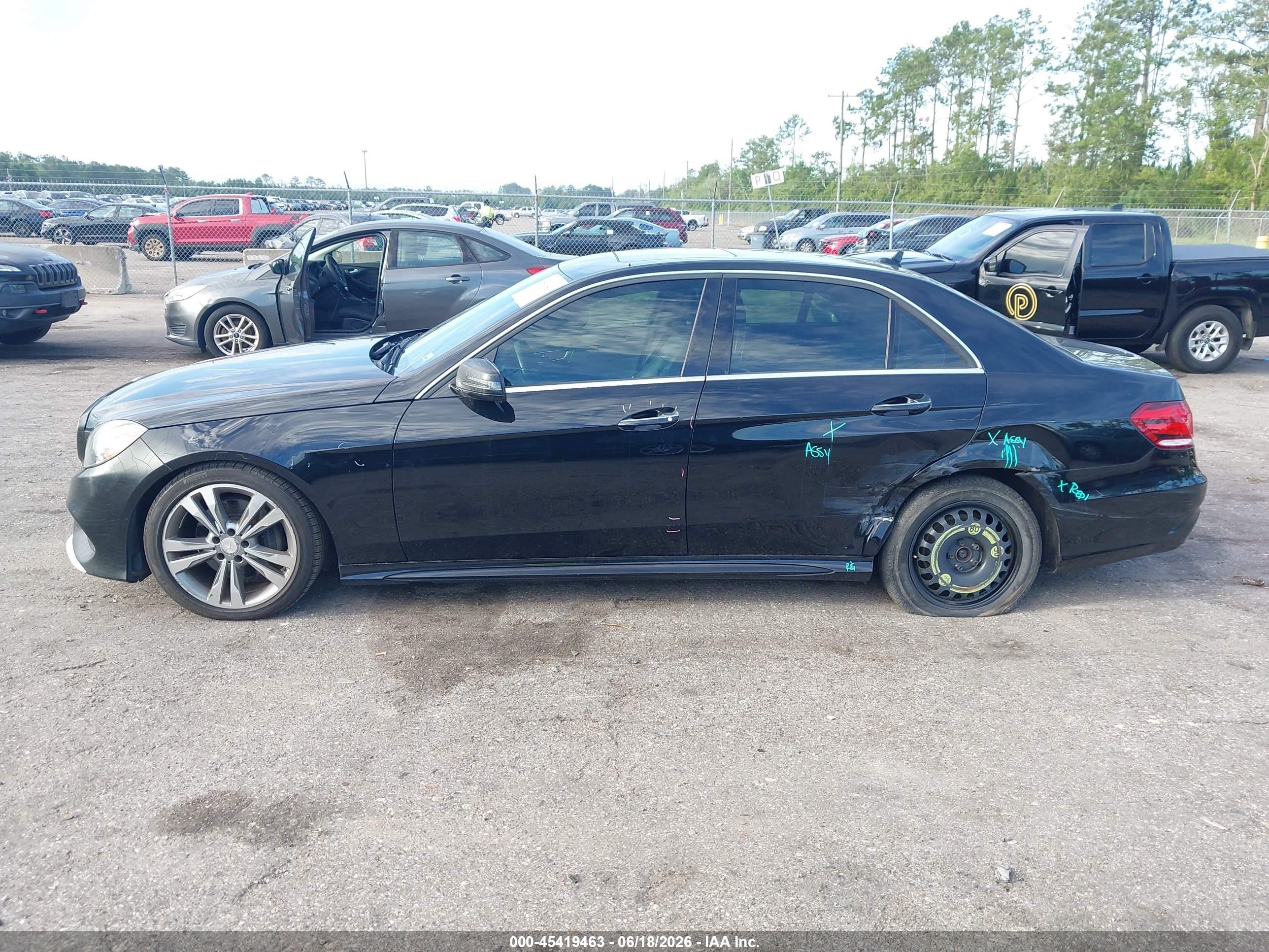 2014 Mercedes-benz E 350   Черный vin: WDDHF5KB8EA842783