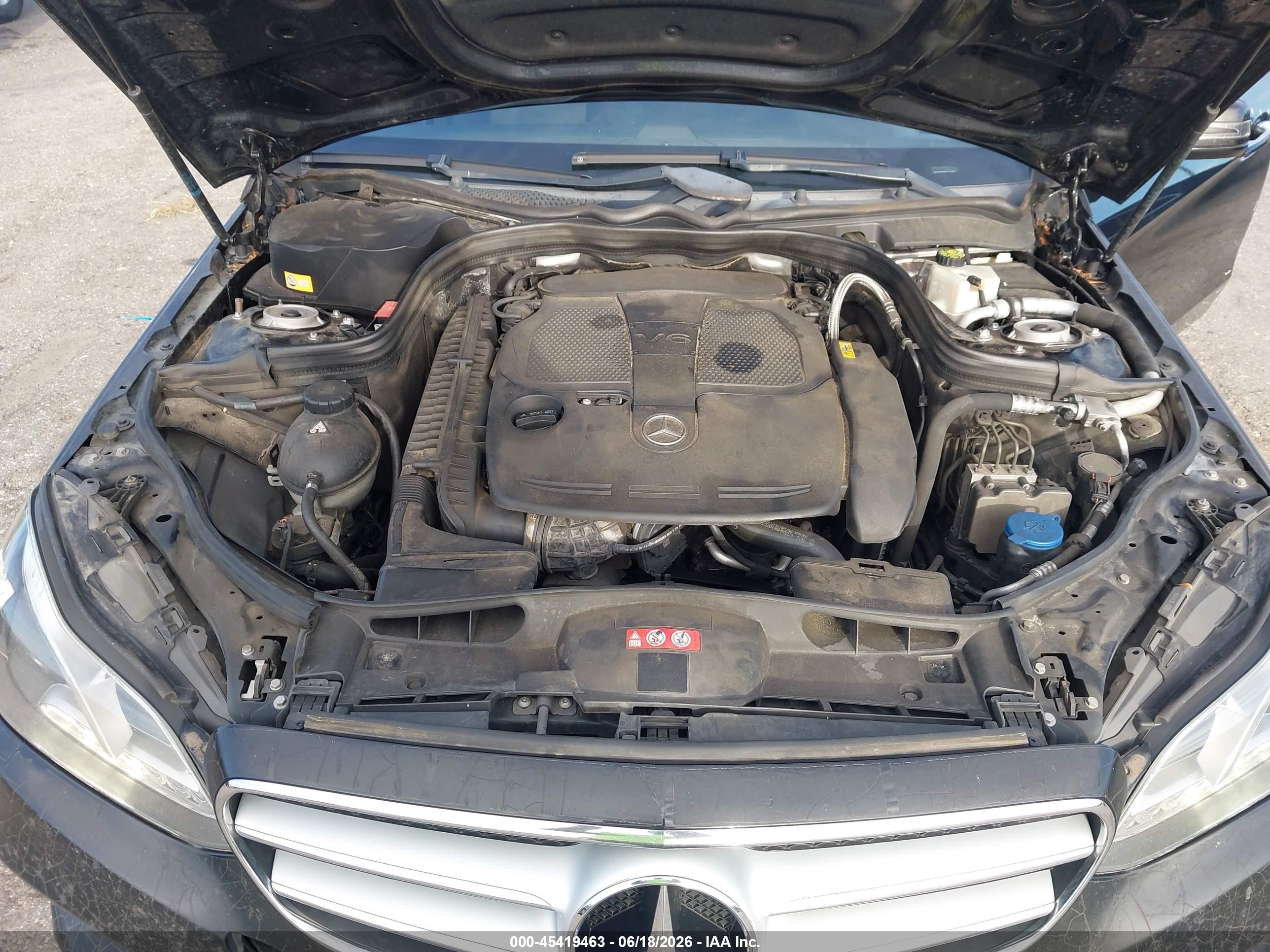 2014 Mercedes-benz E 350   Черный vin: WDDHF5KB8EA842783