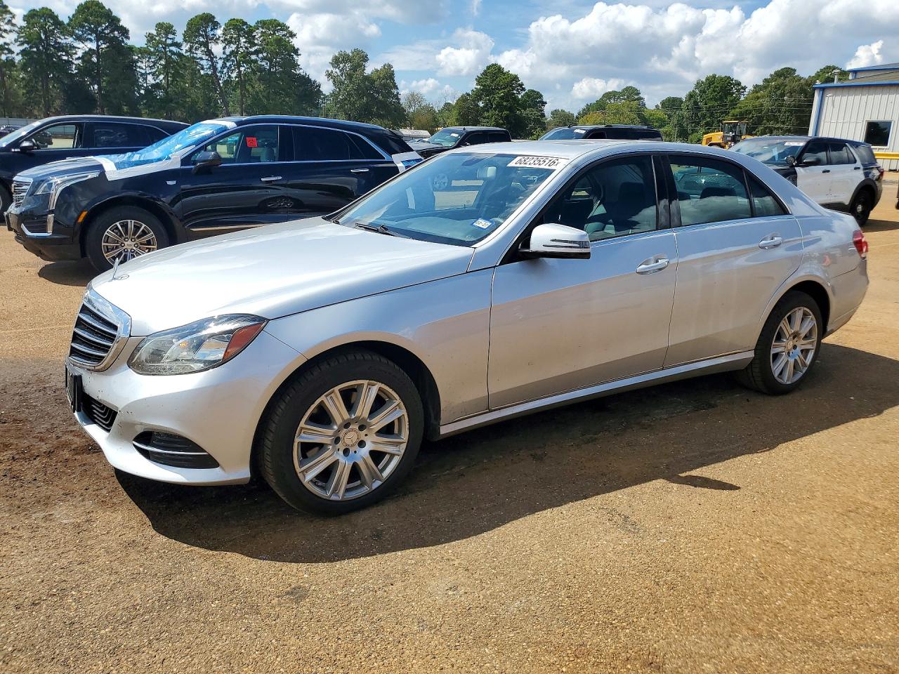2014 Mercedes-benz E 350 Silver vin: WDDHF5KB8EA898514