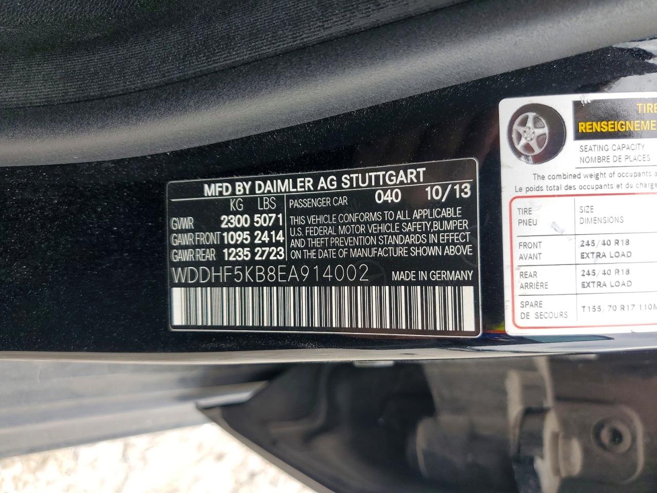 2014 Mercedes-benz E 350 Black vin: WDDHF5KB8EA914002