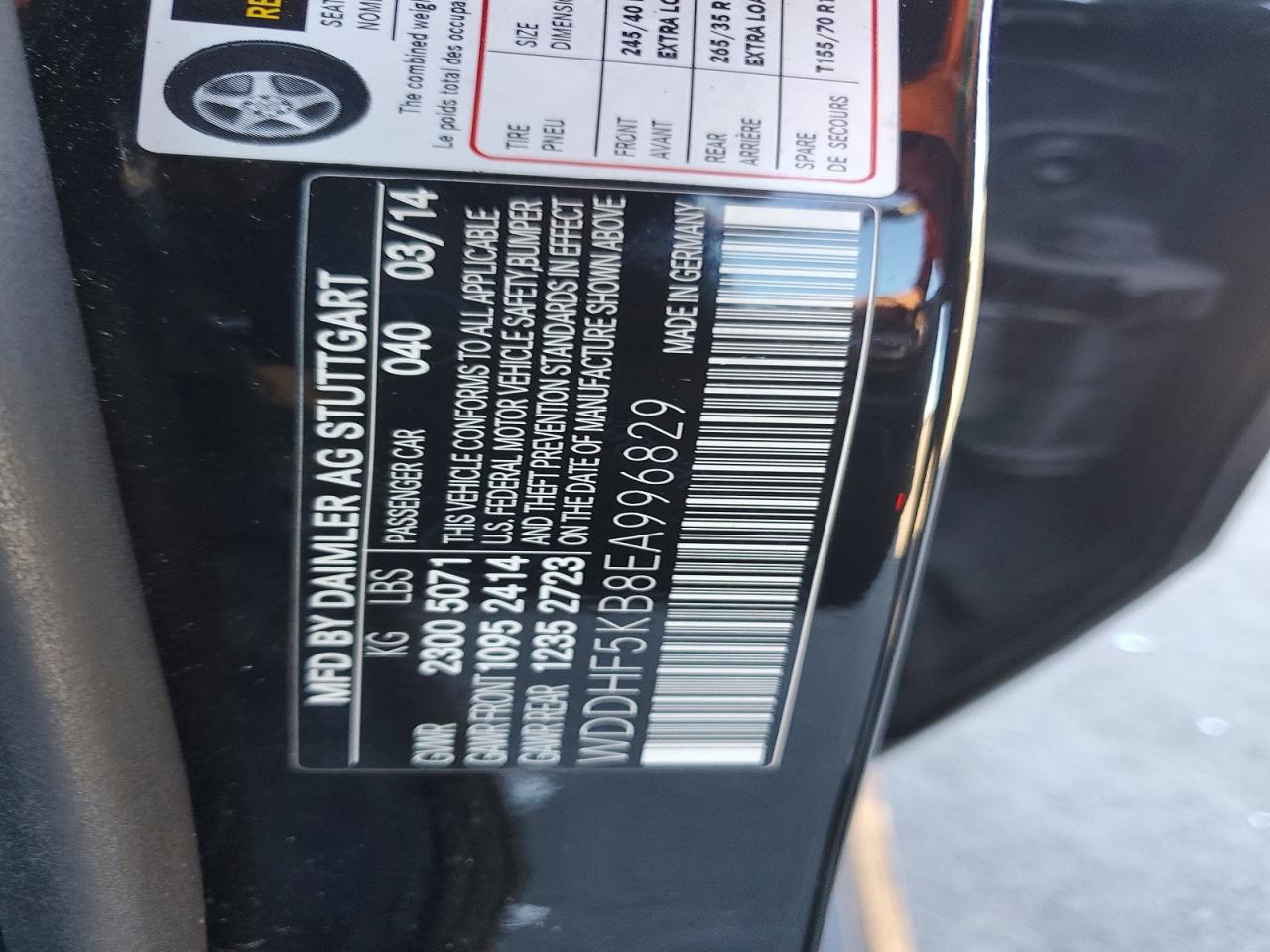 2014 Mercedes-benz E 350 Black vin: WDDHF5KB8EA996829
