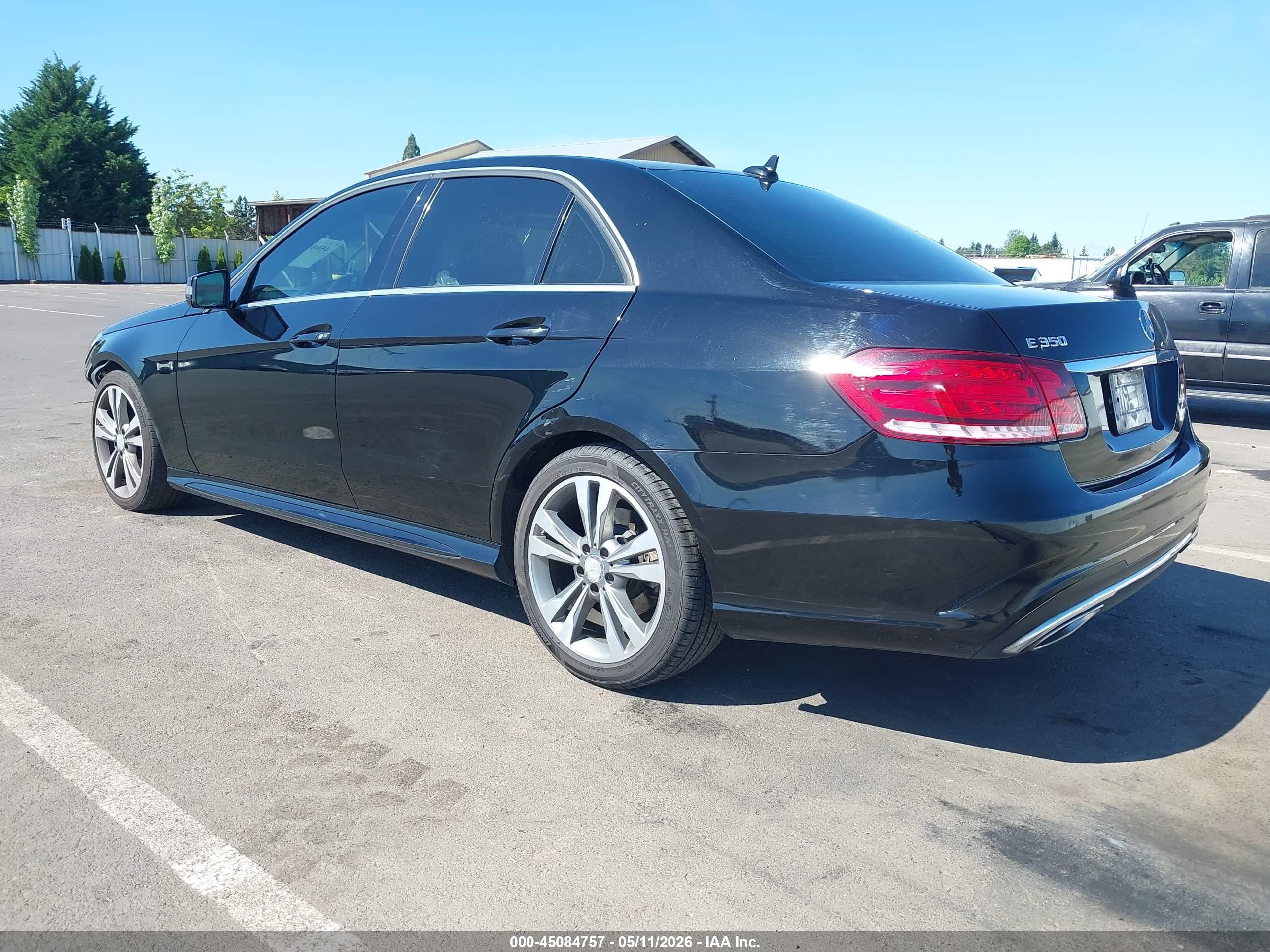 2014 Mercedes-benz E 350   Black vin: WDDHF5KB8EB010855