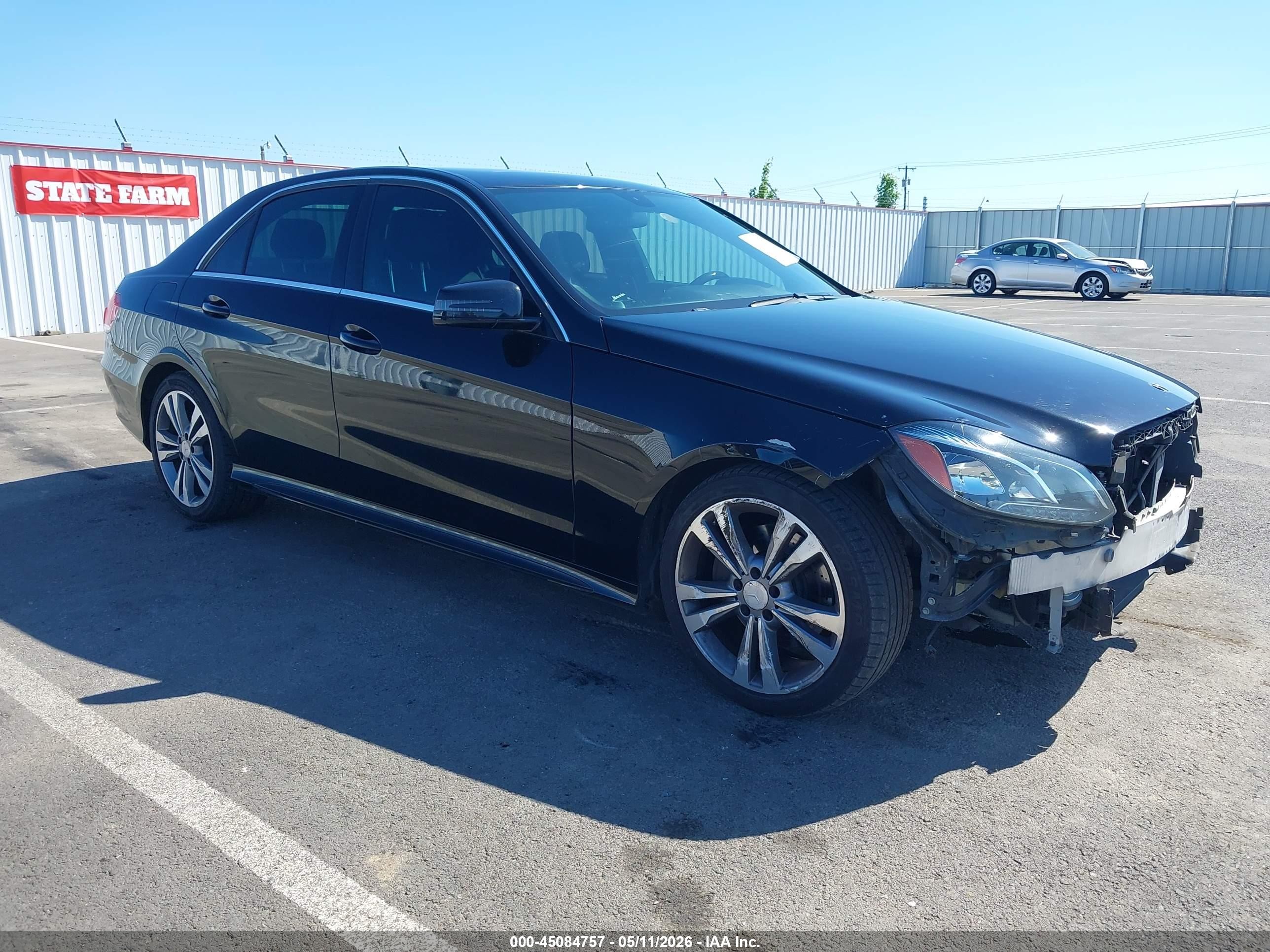 2014 Mercedes-benz E 350   Black vin: WDDHF5KB8EB010855