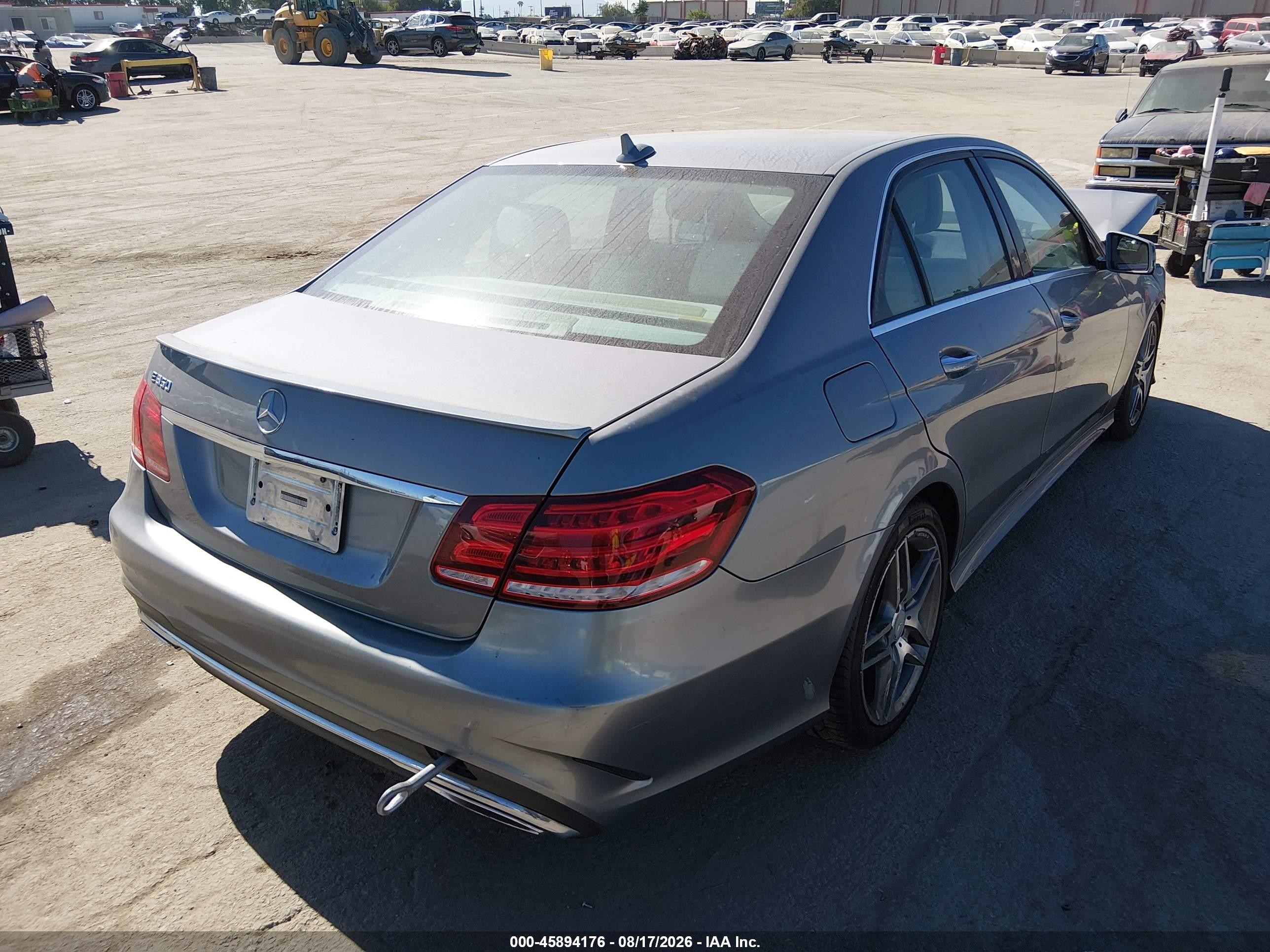 2014 Mercedes-benz E 350   Silver vin: WDDHF5KB8EB014386