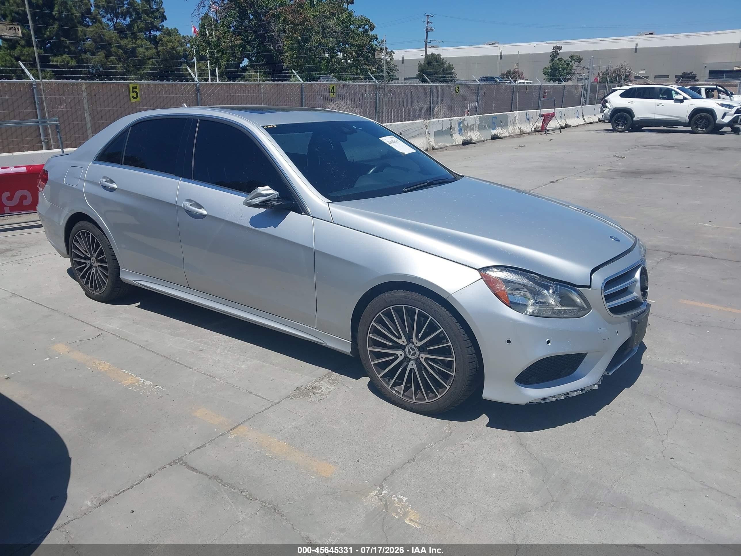 2014 Mercedes-benz E 350   Silver vin: WDDHF5KB8EB025758