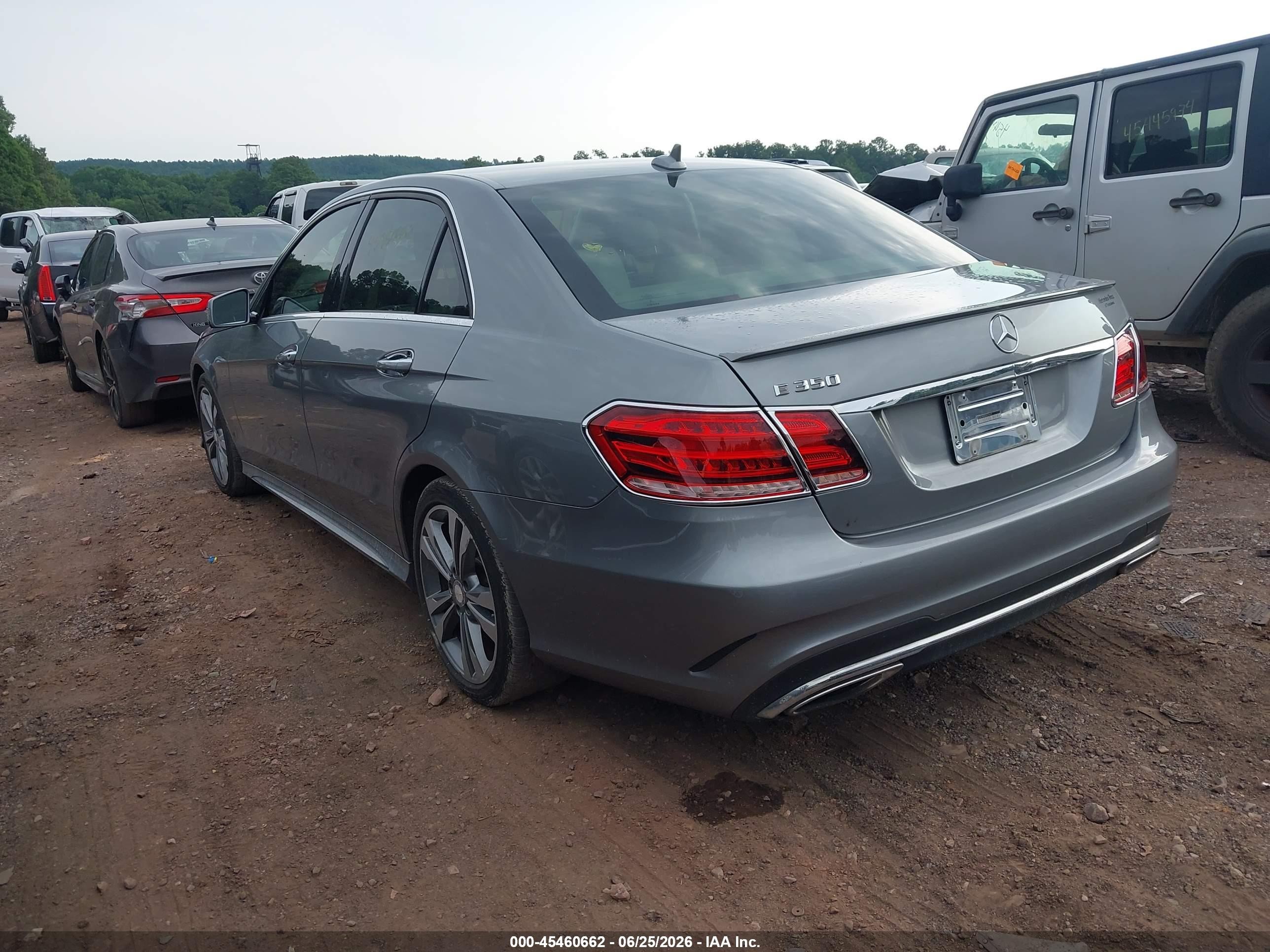 2014 Mercedes-benz E 350   Silver vin: WDDHF5KB8EB055679
