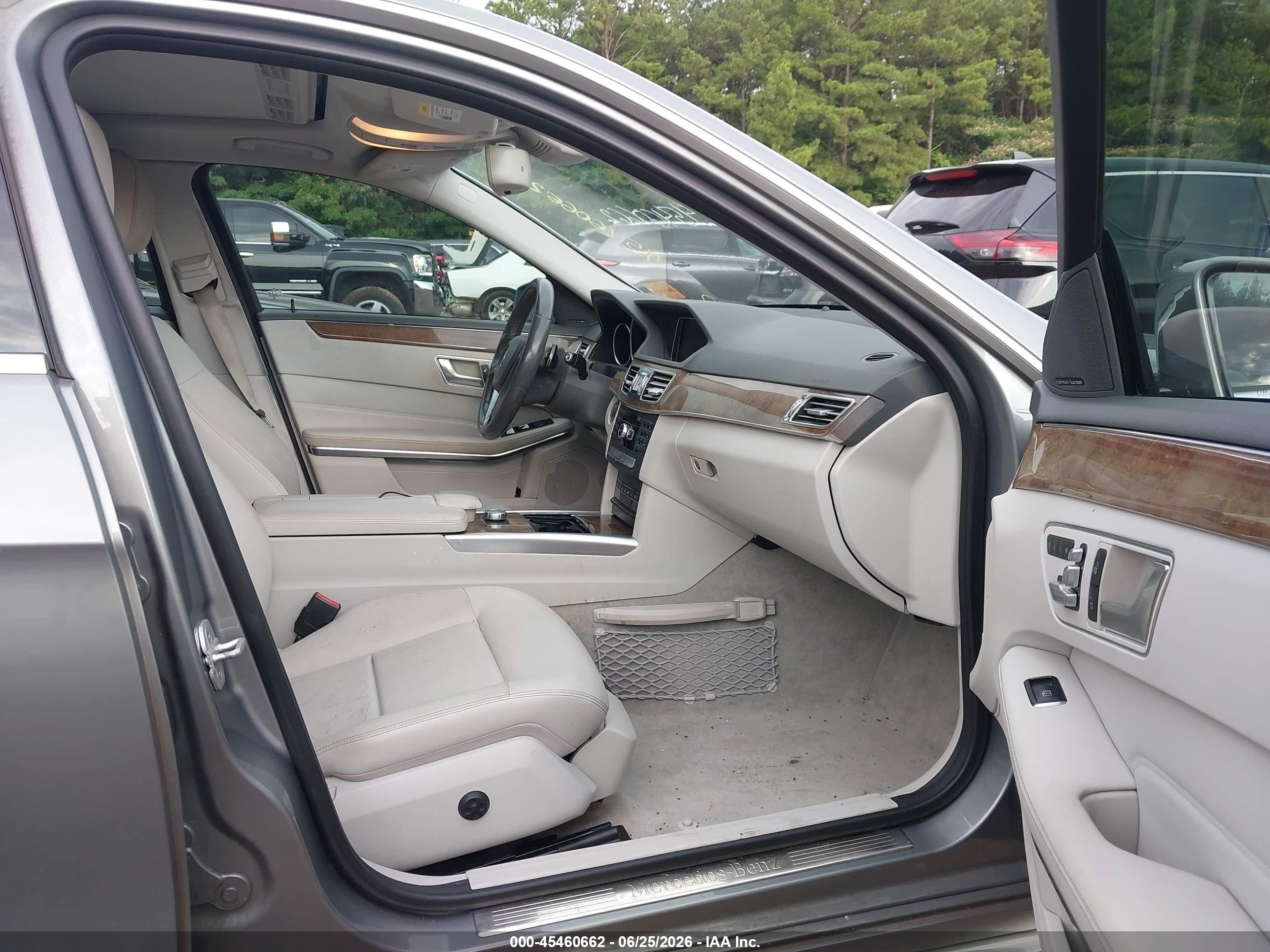 2014 Mercedes-benz E 350   Silver vin: WDDHF5KB8EB055679