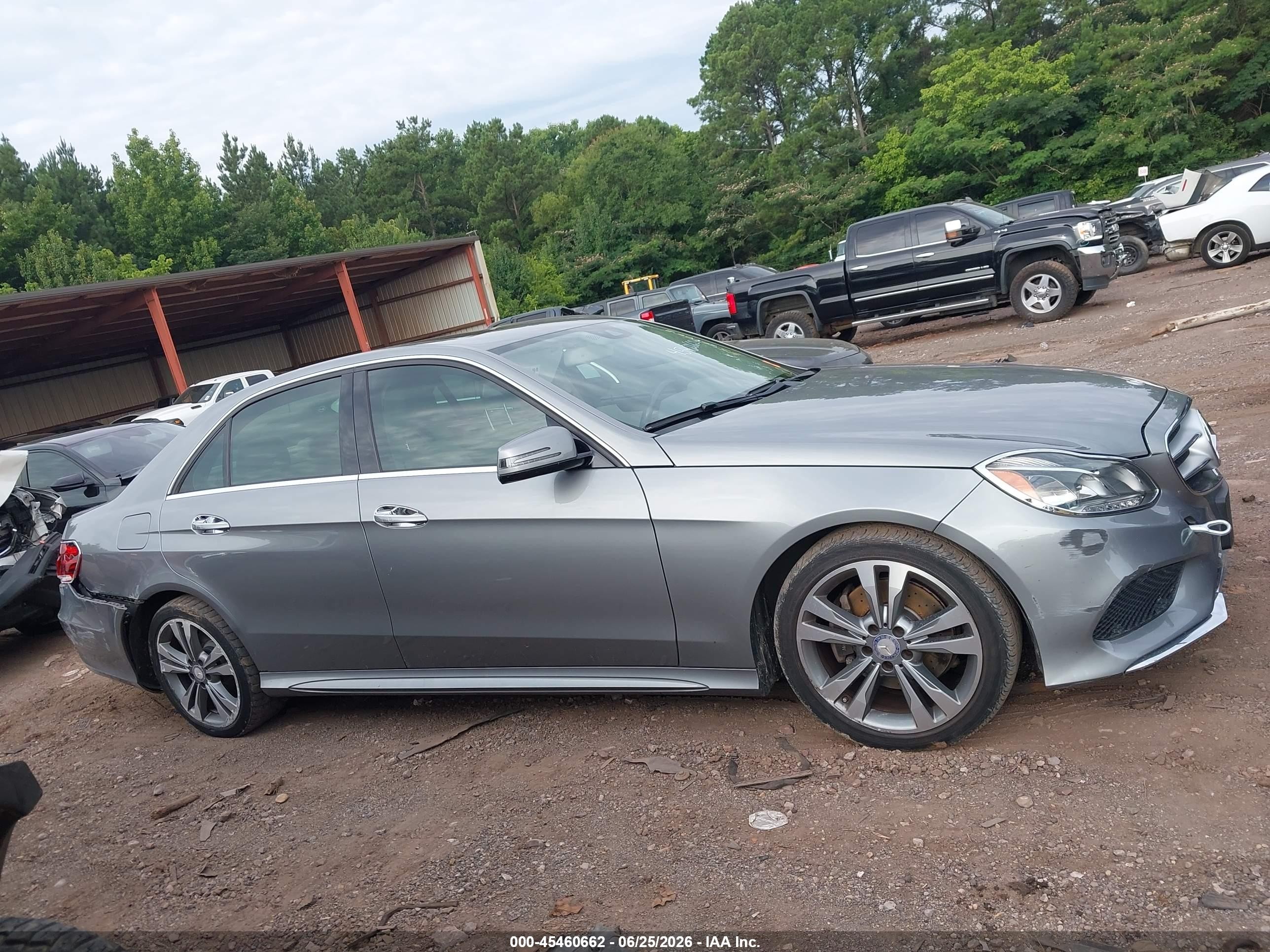 2014 Mercedes-benz E 350   Silver vin: WDDHF5KB8EB055679