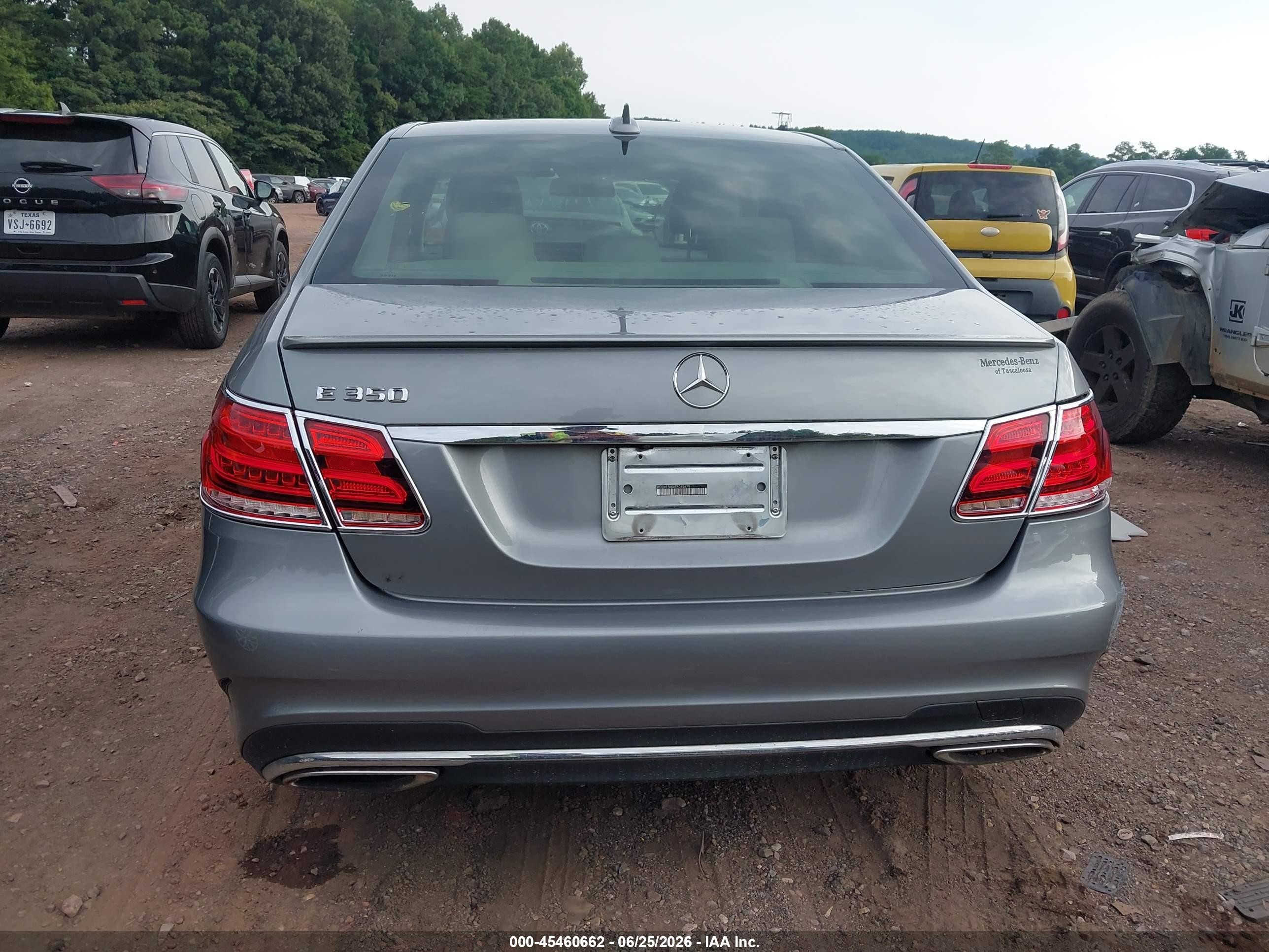 2014 Mercedes-benz E 350   Silver vin: WDDHF5KB8EB055679