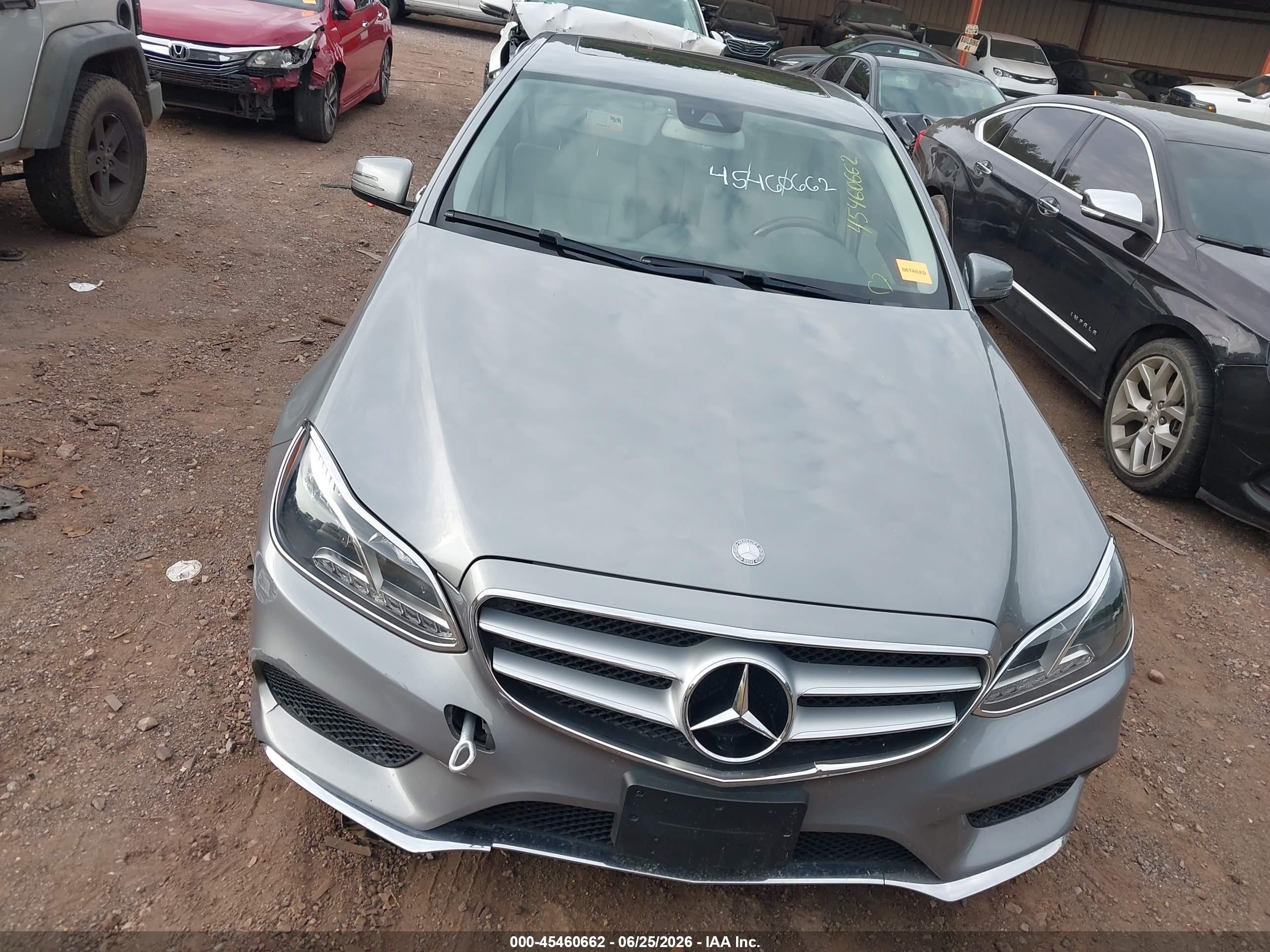 2014 Mercedes-benz E 350   Silver vin: WDDHF5KB8EB055679