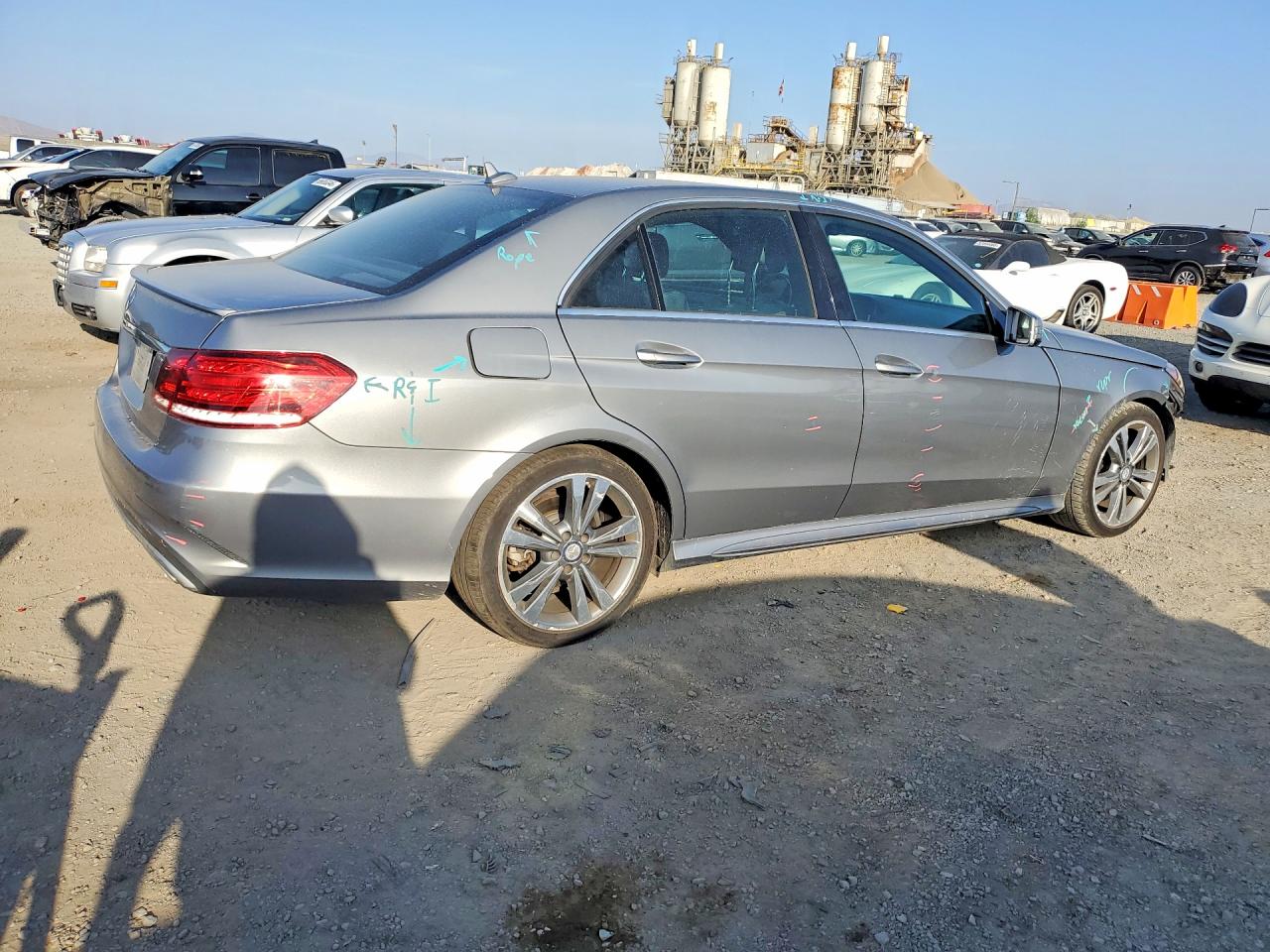2015 Mercedes-benz E 350 Silver vin: WDDHF5KB8FB090143