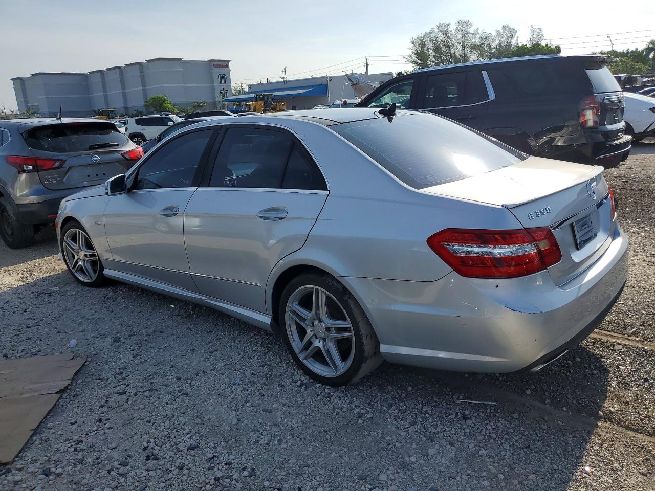 2012 Mercedes-benz E 350 Silver vin: WDDHF5KB9CA631881