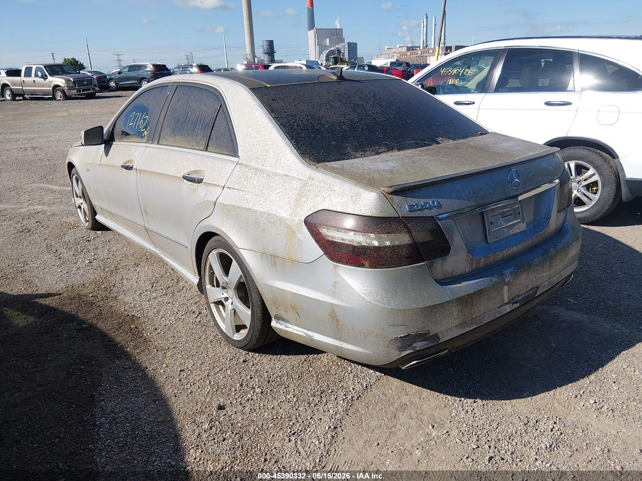 2012 Mercedes-benz E 350 Silver vin: WDDHF5KB9CA637440