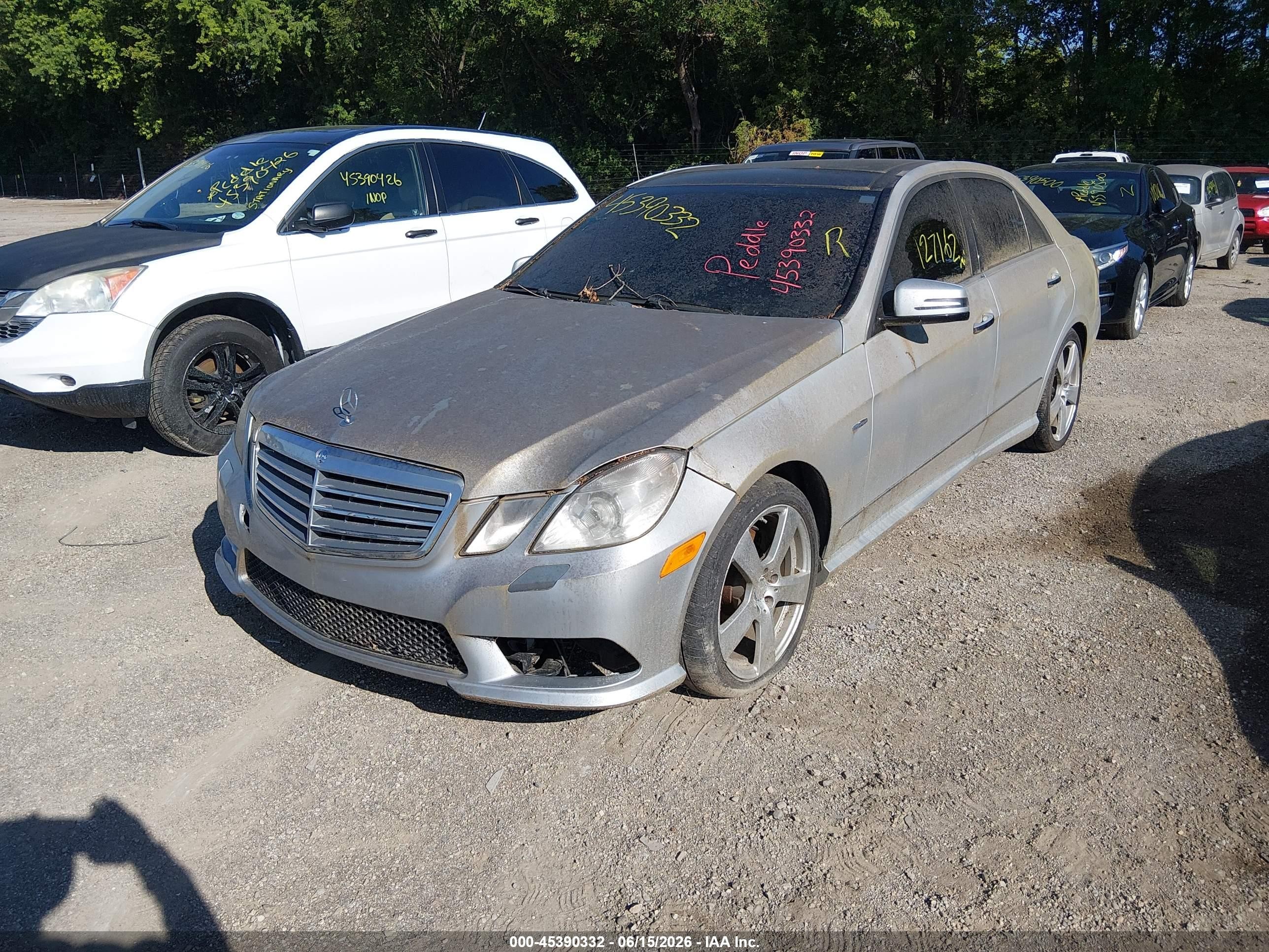 2012 Mercedes-benz E 350 Silver vin: WDDHF5KB9CA637440