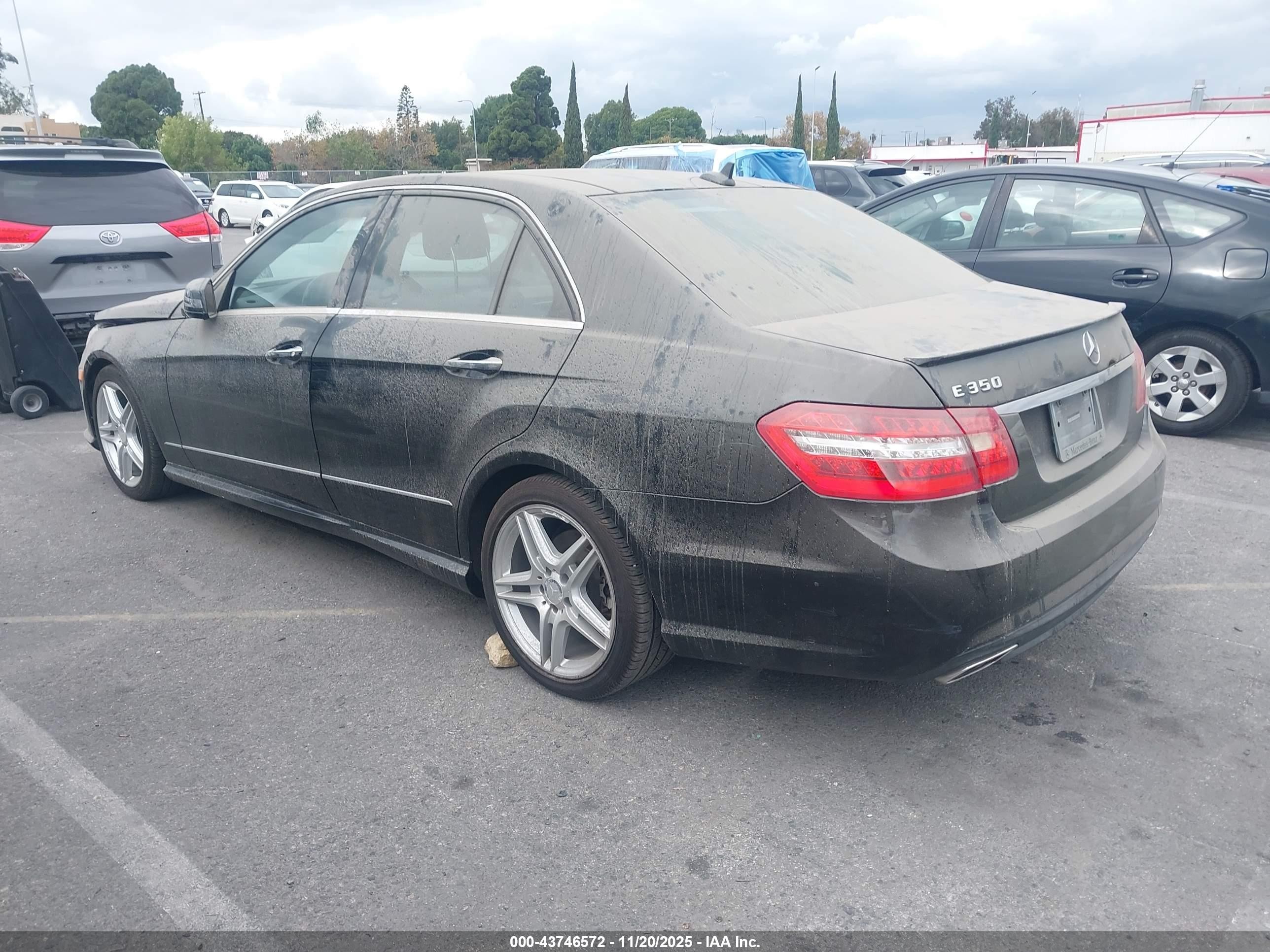 2013 Mercedes-benz E 350   Черный vin: WDDHF5KB9DA709562