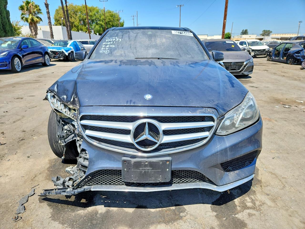 2014 Mercedes-benz E 350 Blue vin: WDDHF5KB9EA778933