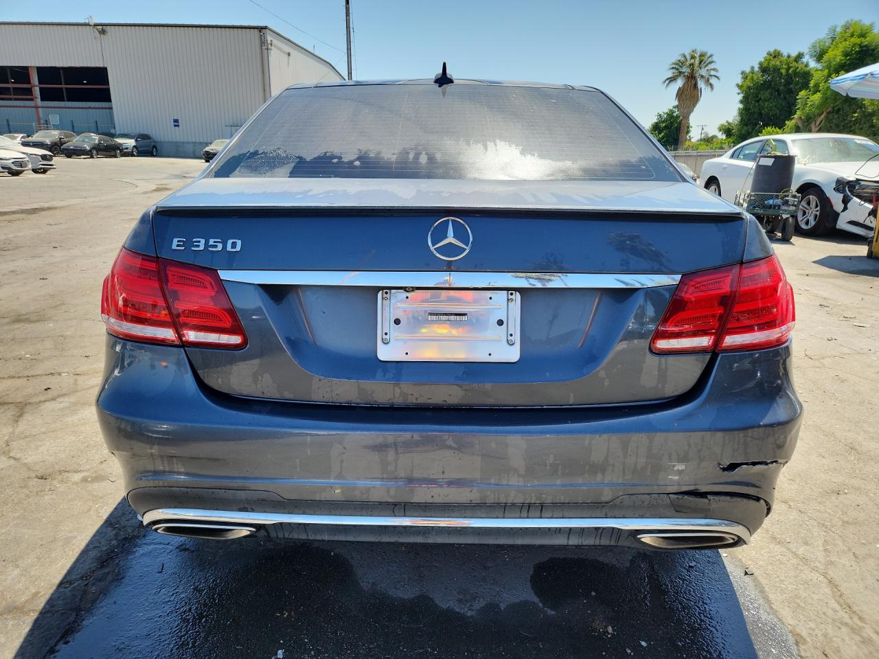 2014 Mercedes-benz E 350 Blue vin: WDDHF5KB9EA778933 Damage: Rear Bumper Reinforcement, Broken, Replacement Required