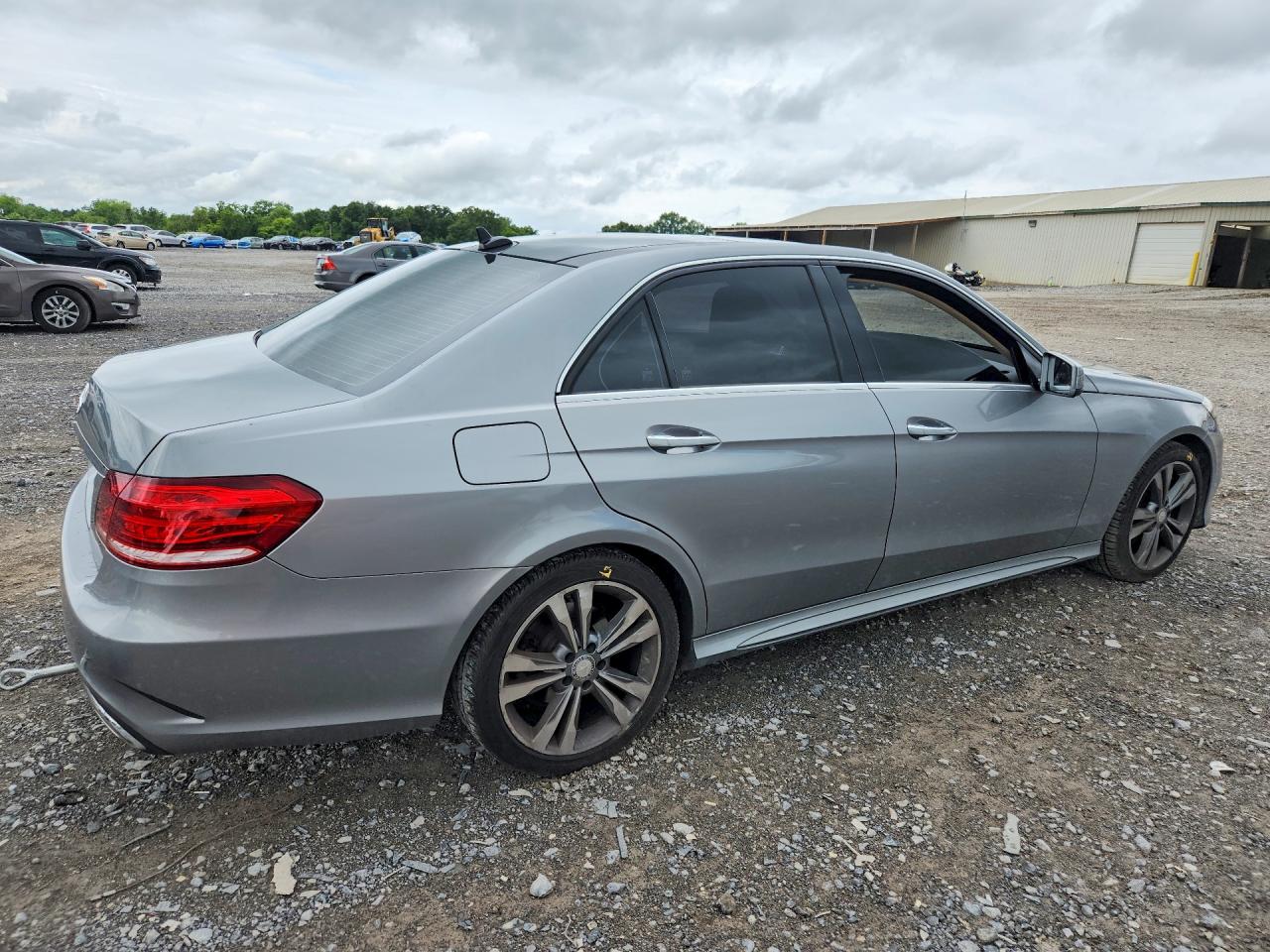2014 Mercedes-benz E 350 Silver vin: WDDHF5KB9EA811963