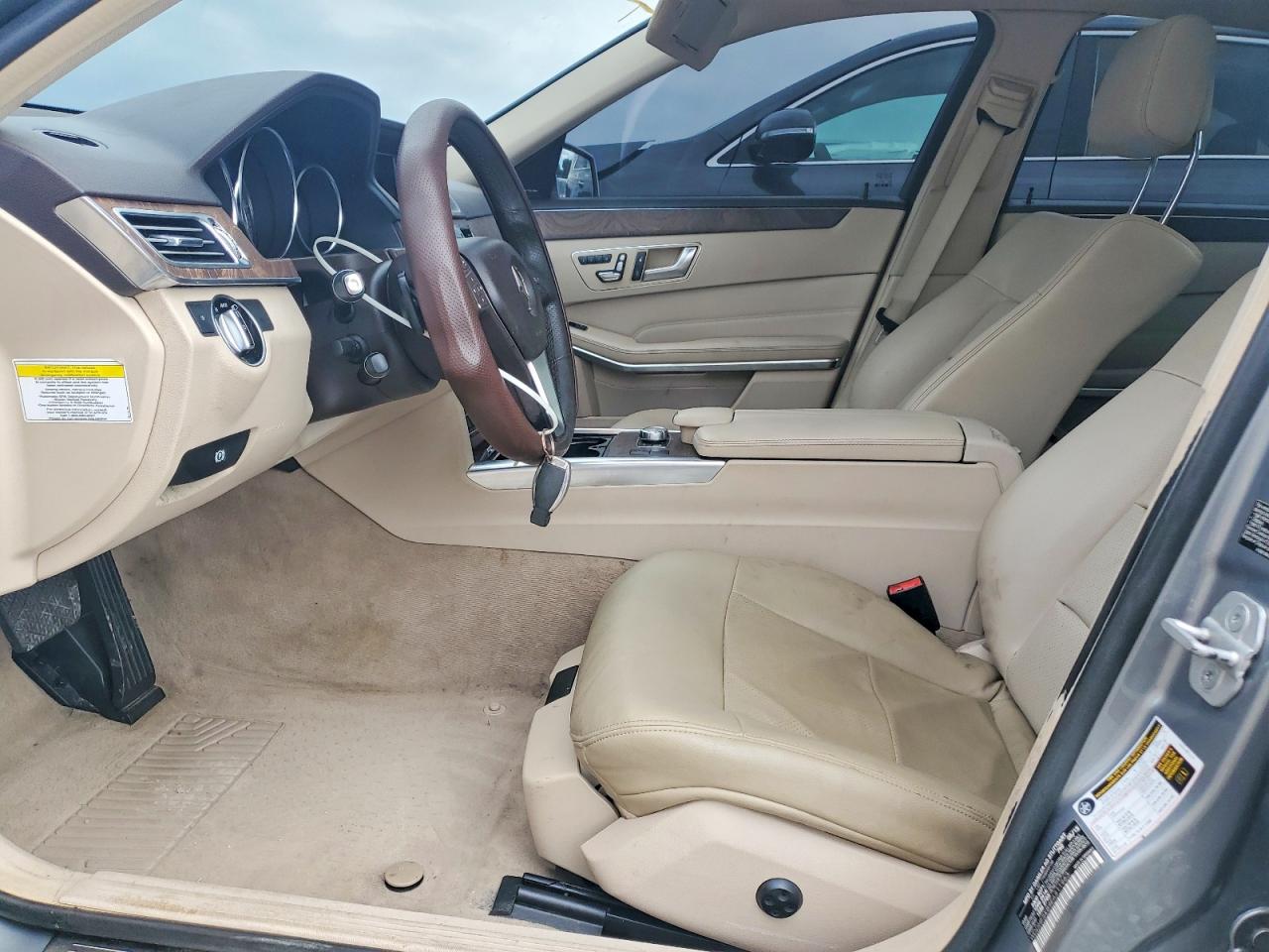 2014 Mercedes-benz E 350 Silver vin: WDDHF5KB9EA811963