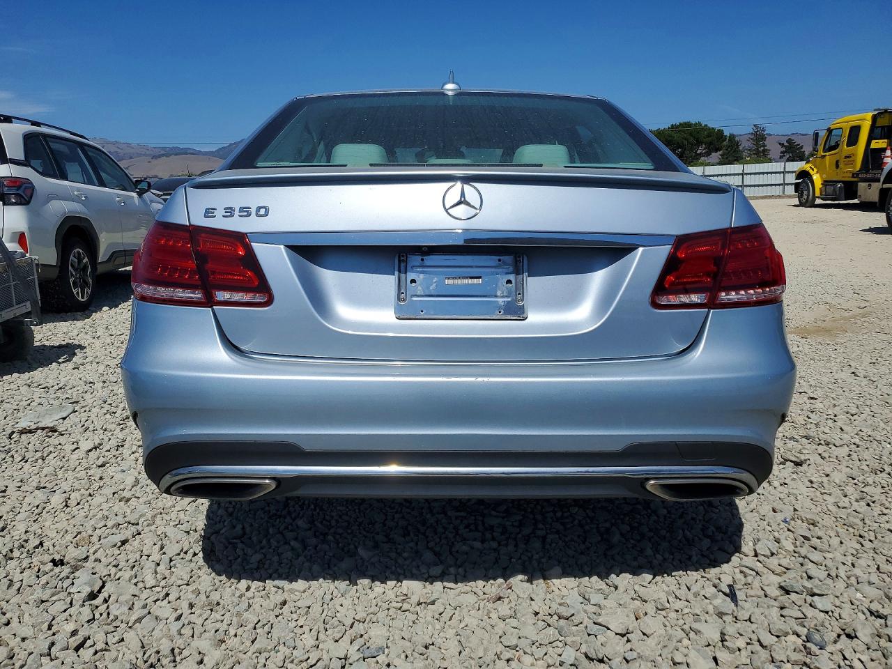 2014 Mercedes-benz E 350 Silver vin: WDDHF5KB9EA891474