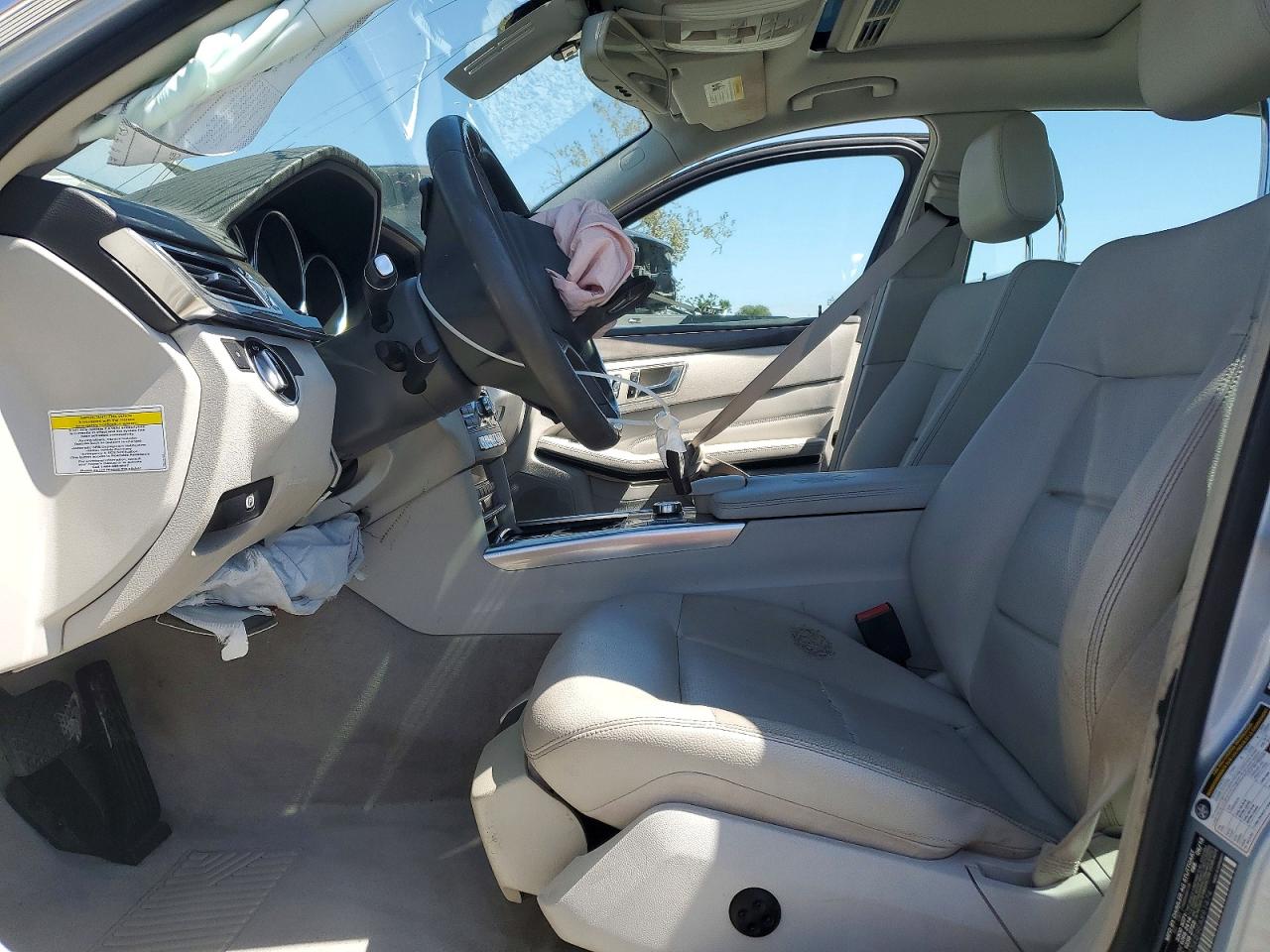 2014 Mercedes-benz E 350 Silver vin: WDDHF5KB9EA891474