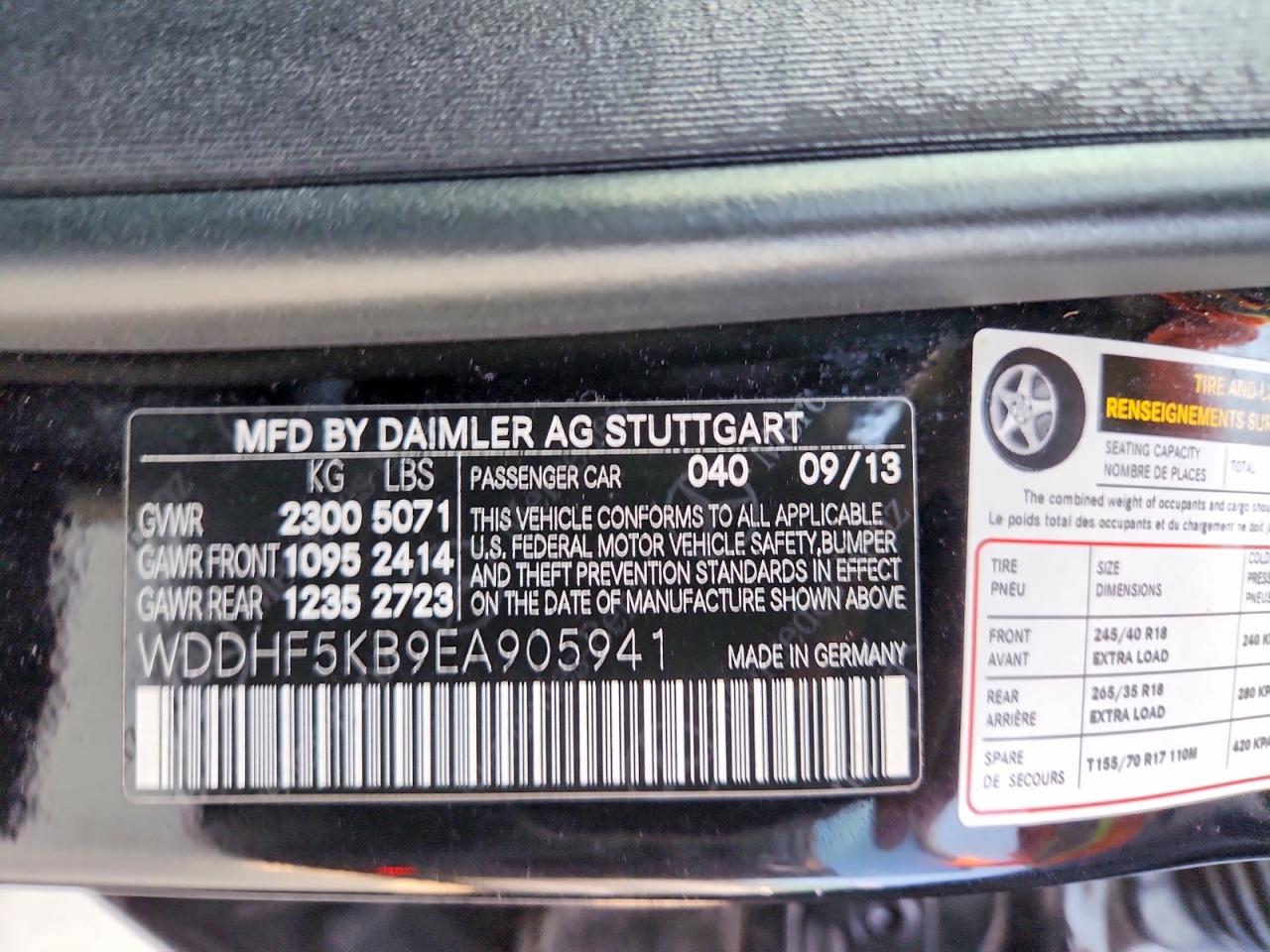2014 Mercedes-benz E 350 Black vin: WDDHF5KB9EA905941