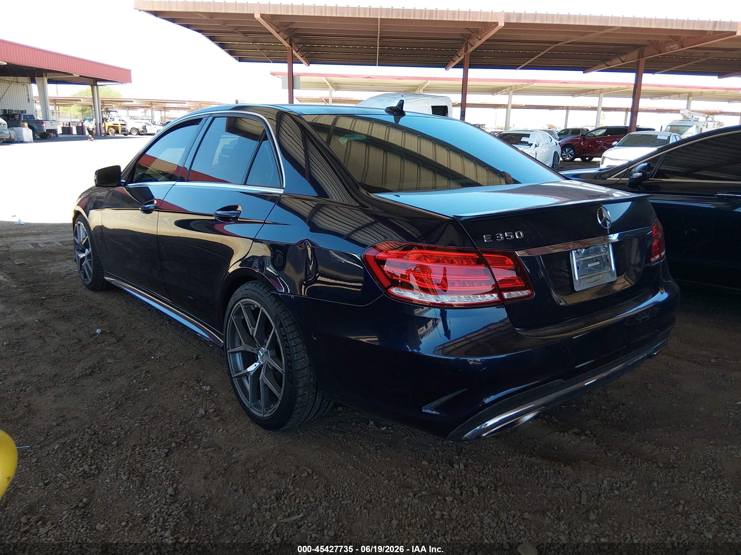 2014 Mercedes-benz E 350 Blue vin: WDDHF5KB9EA933531