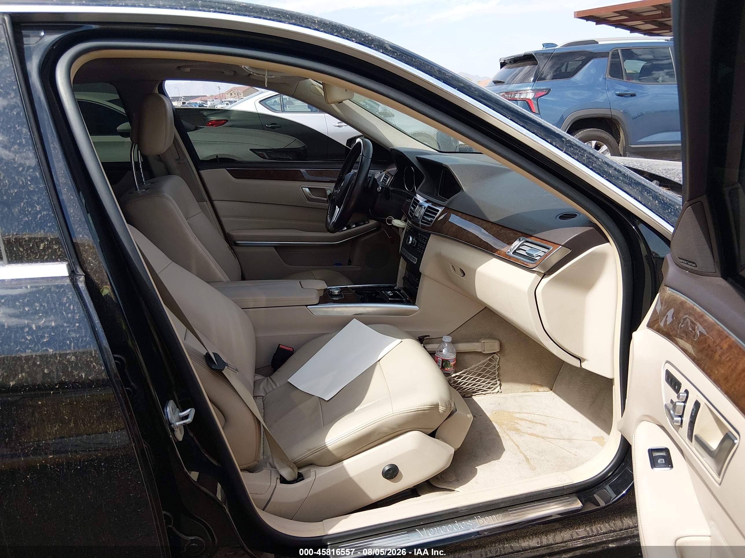 2014 Mercedes-benz E 350   Черный vin: WDDHF5KB9EB020603
