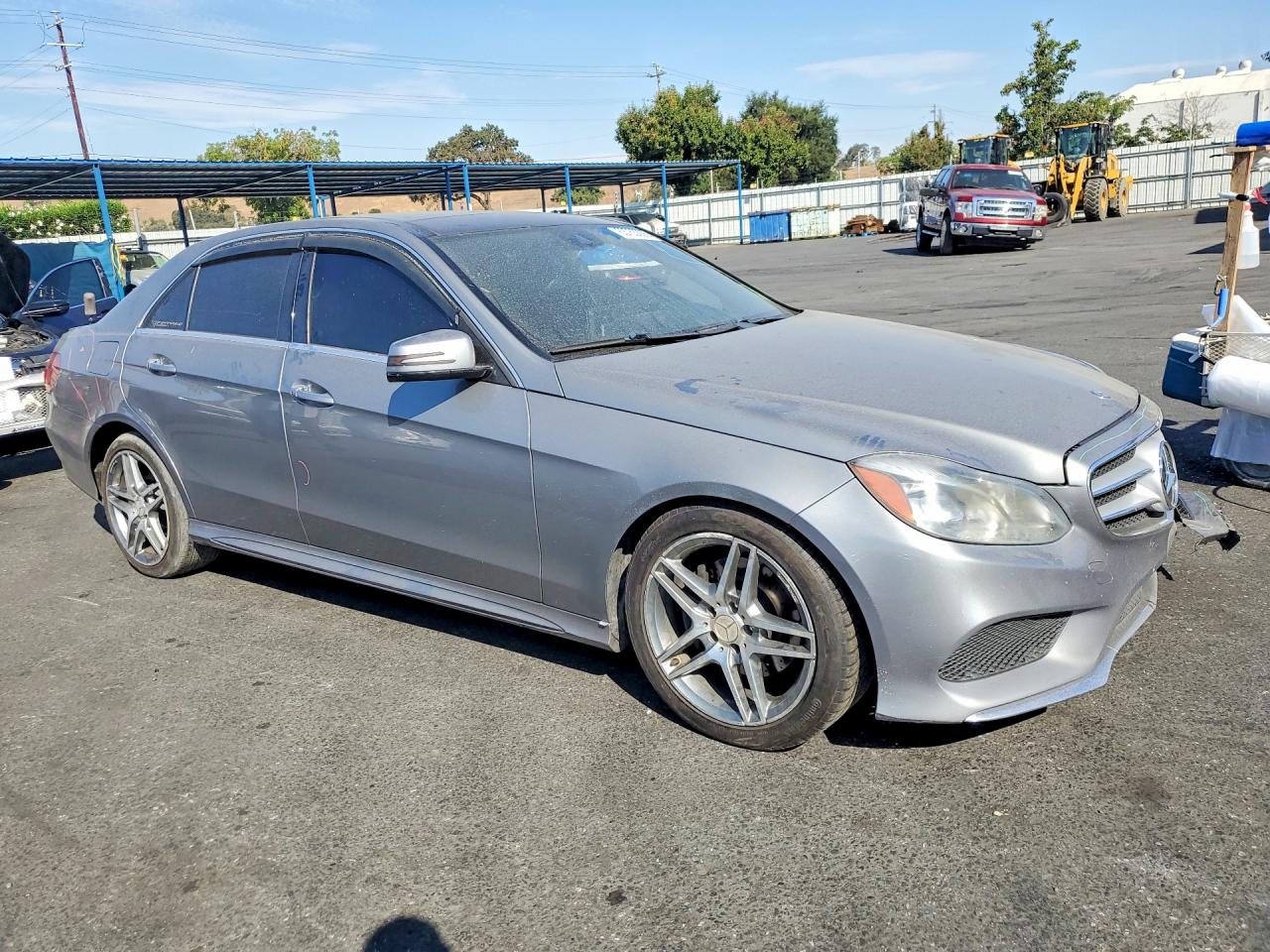 2014 Mercedes-benz E 350 Silver vin: WDDHF5KB9EB045081