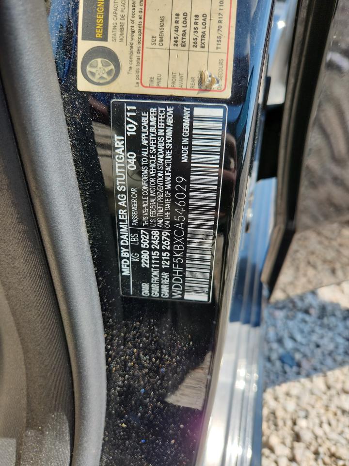 2012 Mercedes-benz E 350 Black vin: WDDHF5KBXCA546029