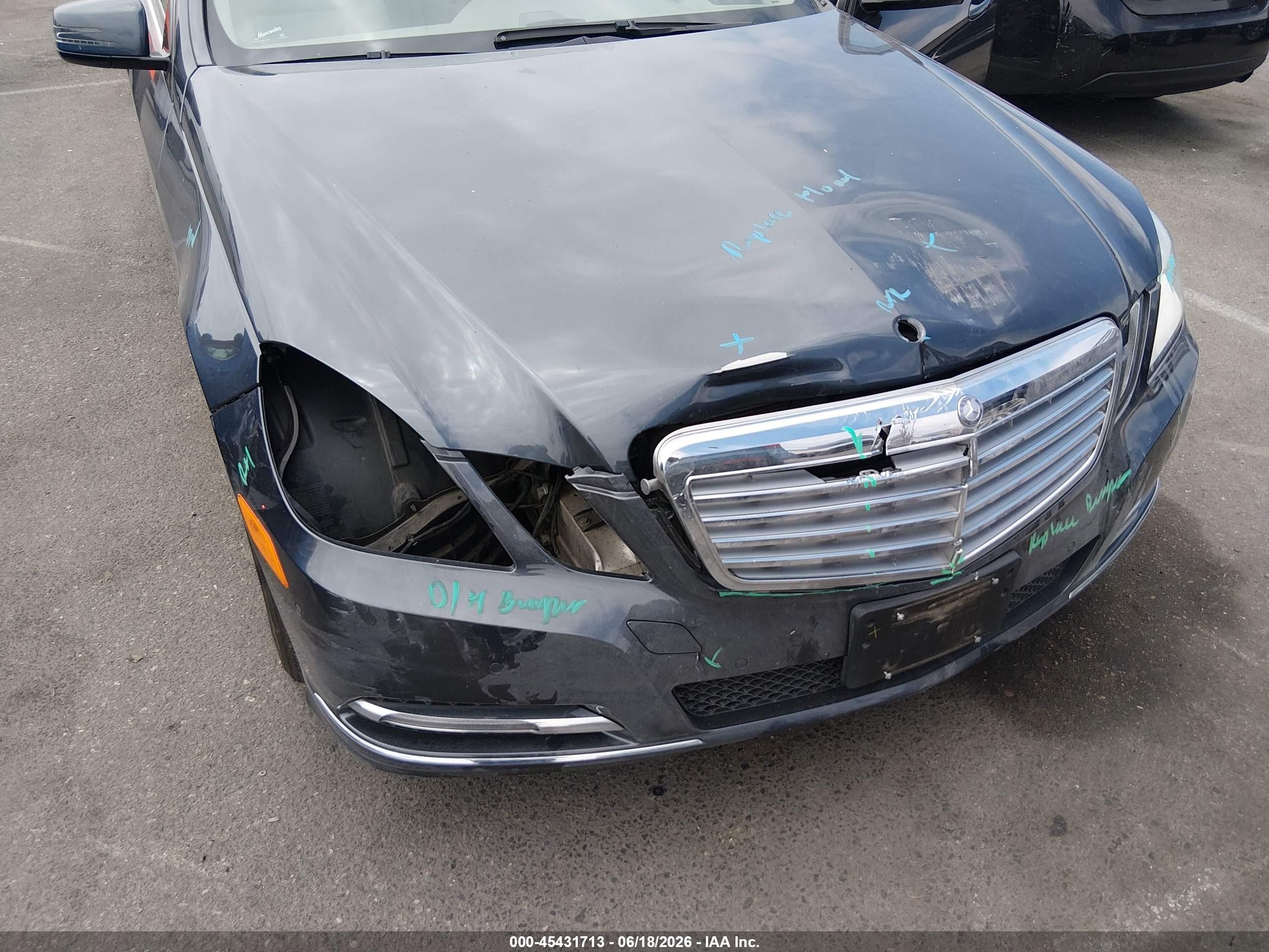 2013 Mercedes-benz E 350   Gray vin: WDDHF5KBXDA722675