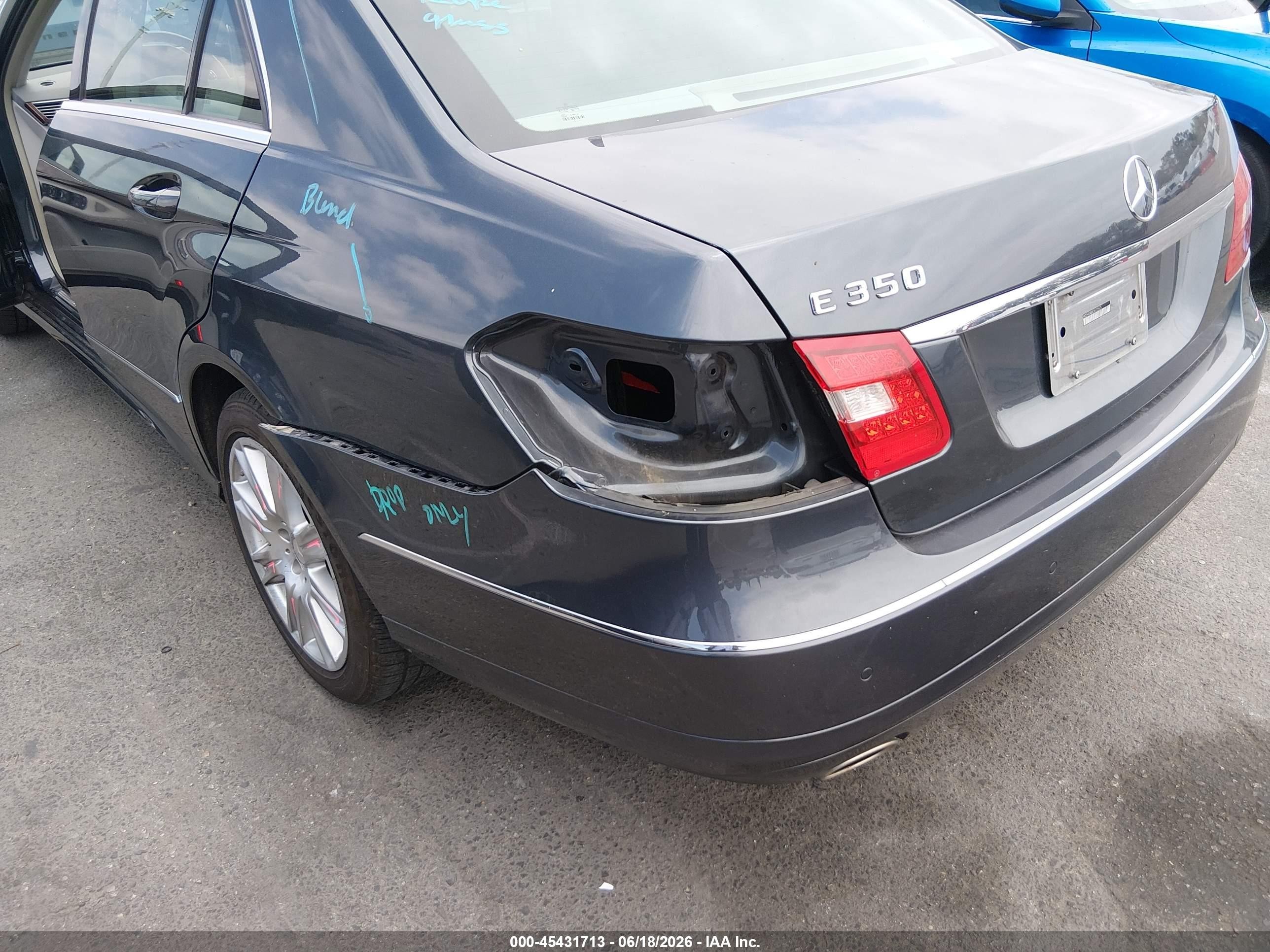 2013 Mercedes-benz E 350   Gray vin: WDDHF5KBXDA722675