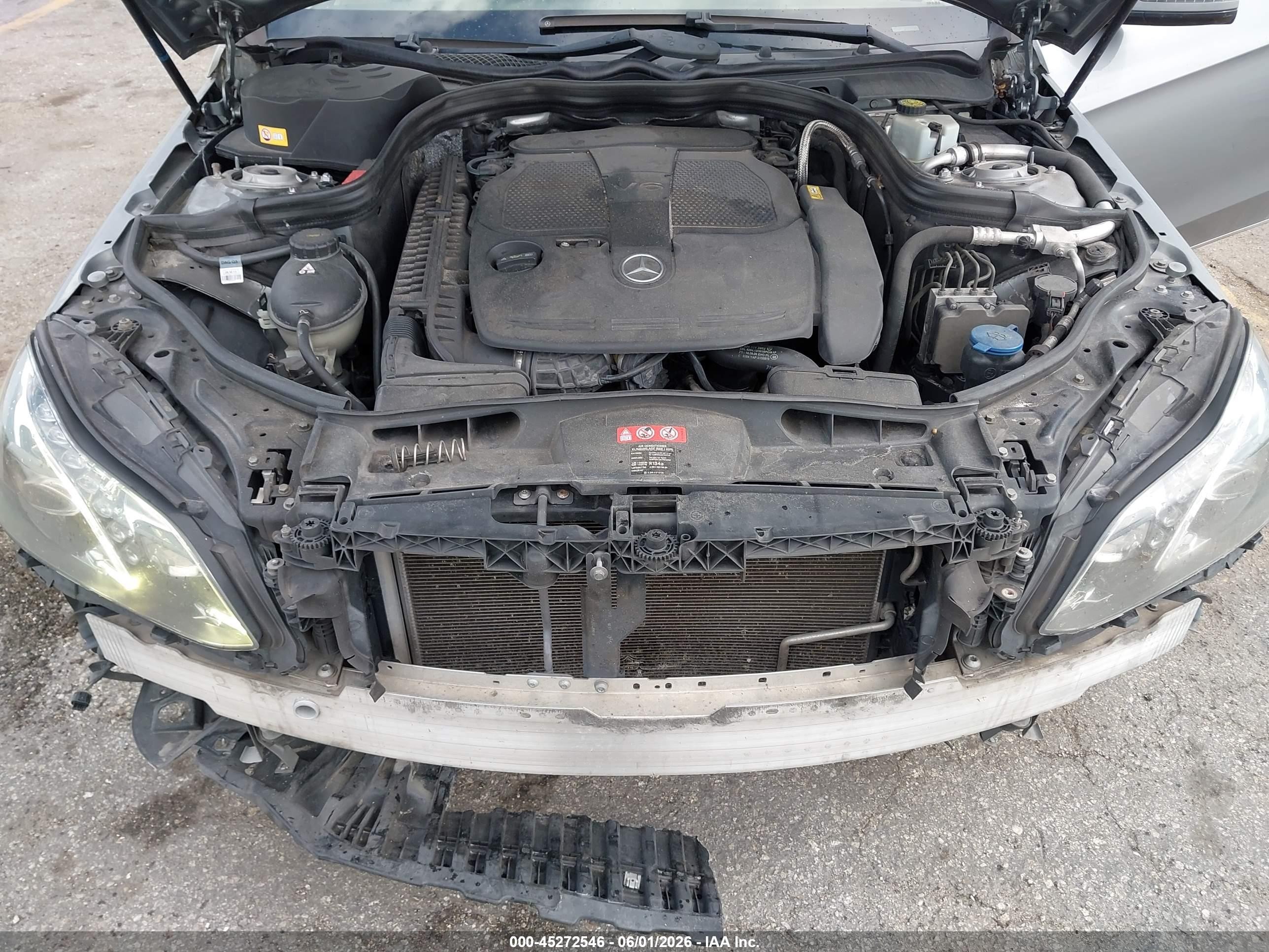2014 Mercedes-benz E 350   Серый vin: WDDHF5KBXEA777645