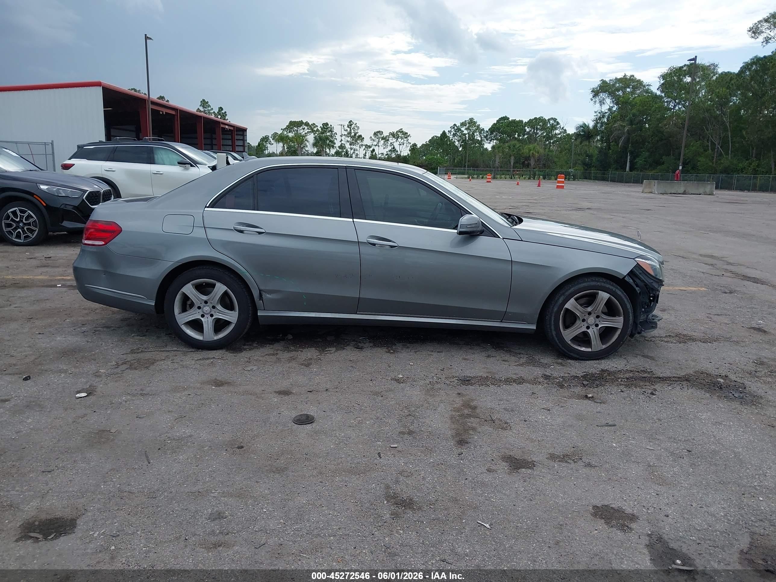 2014 Mercedes-benz E 350   Серый vin: WDDHF5KBXEA777645