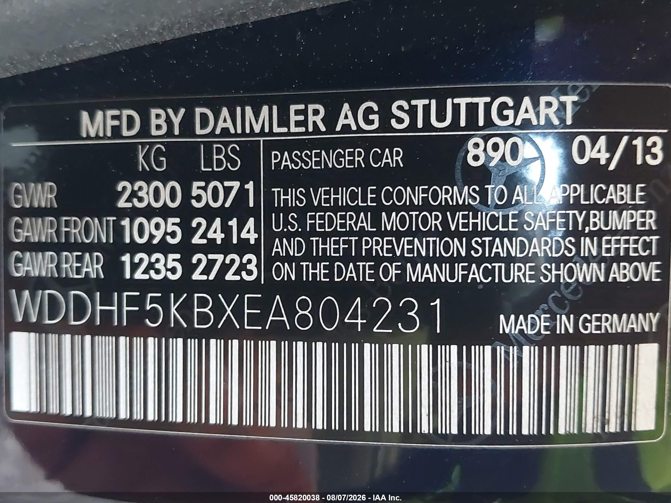 2014 Mercedes-benz E 350 Blue vin: WDDHF5KBXEA804231