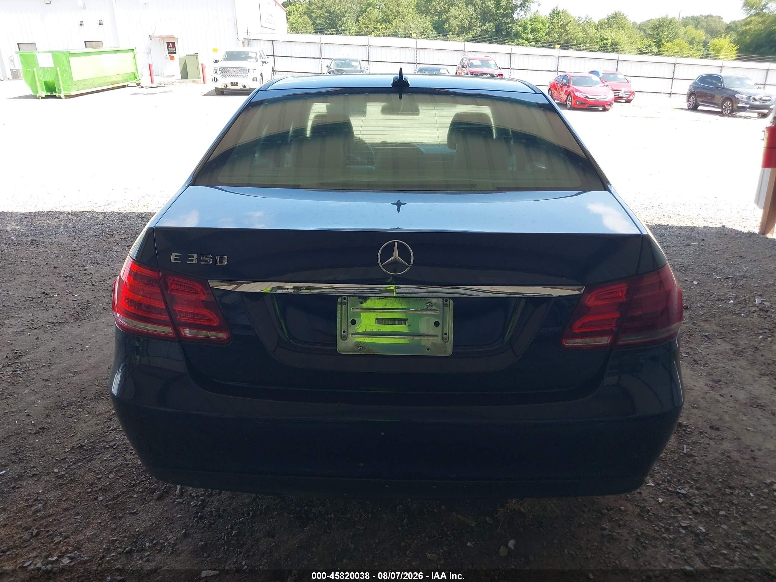 2014 Mercedes-benz E 350 Blue vin: WDDHF5KBXEA804231