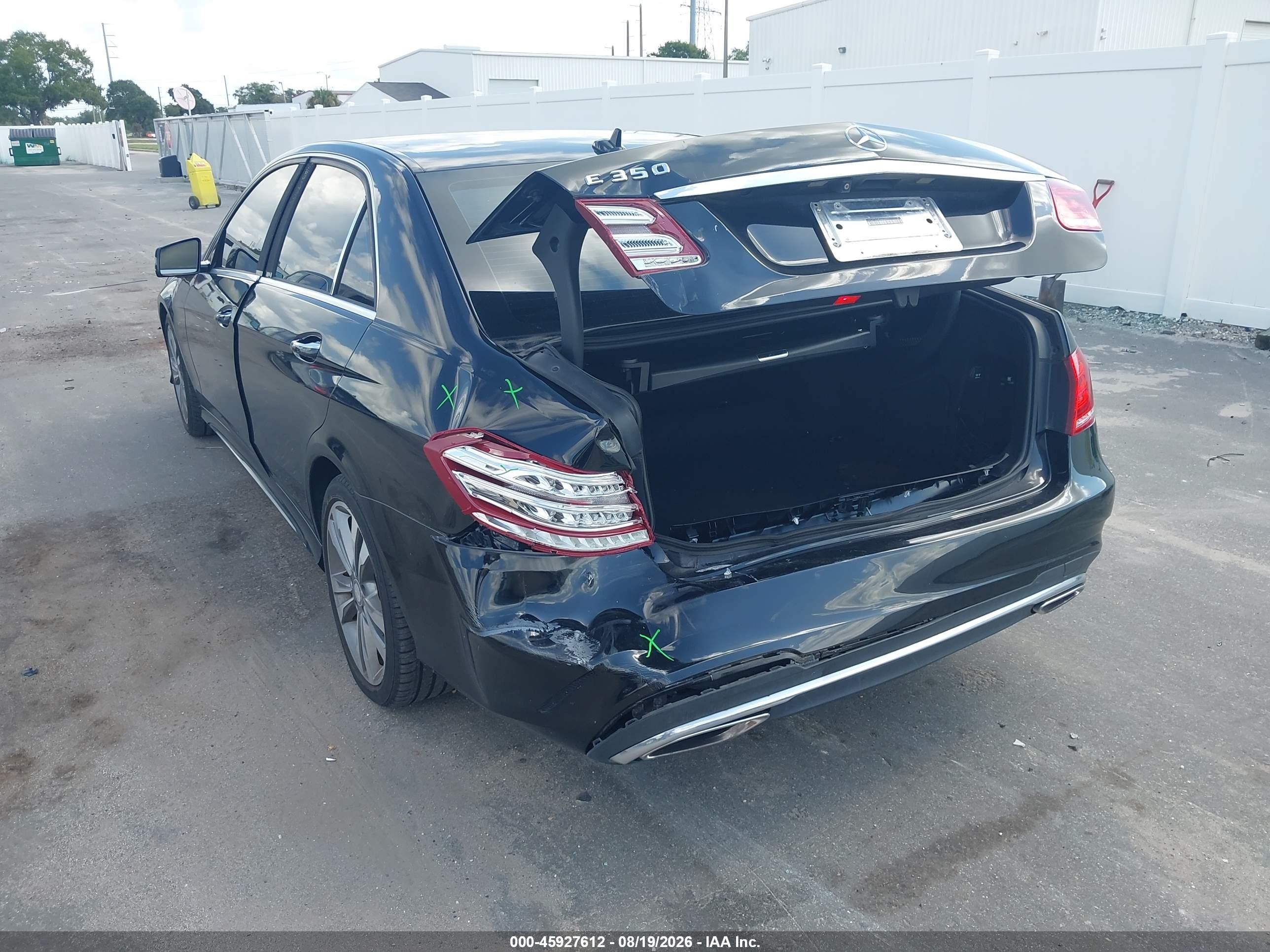 2014 Mercedes-benz E 350   Black vin: WDDHF5KBXEA805511
