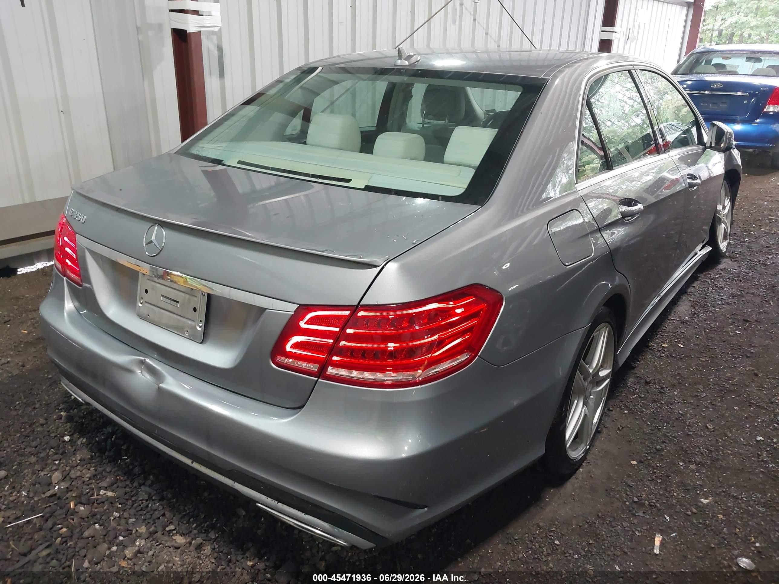 2014 Mercedes-benz E 350   Gray vin: WDDHF5KBXEA806870