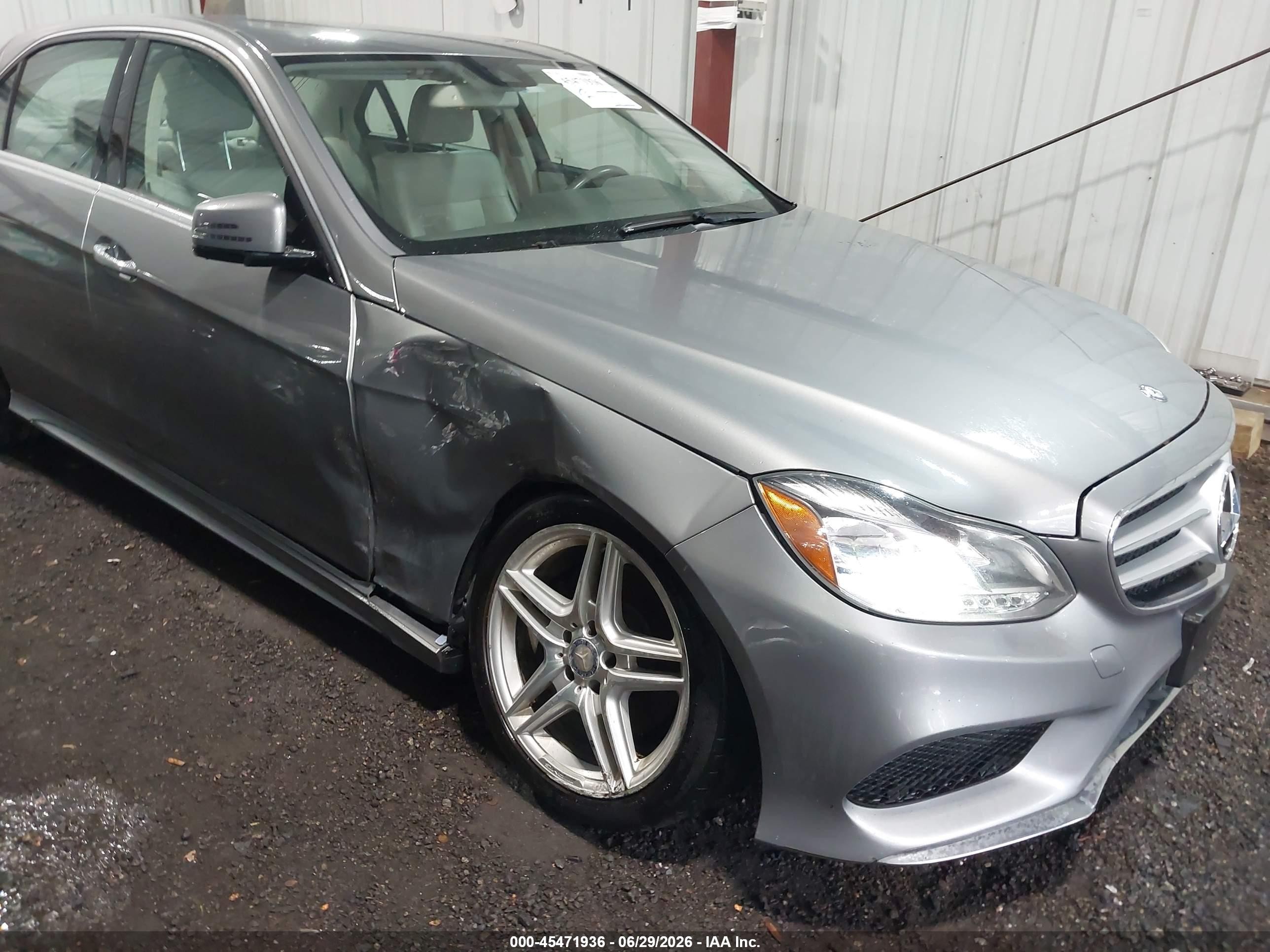 2014 Mercedes-benz E 350   Gray vin: WDDHF5KBXEA806870